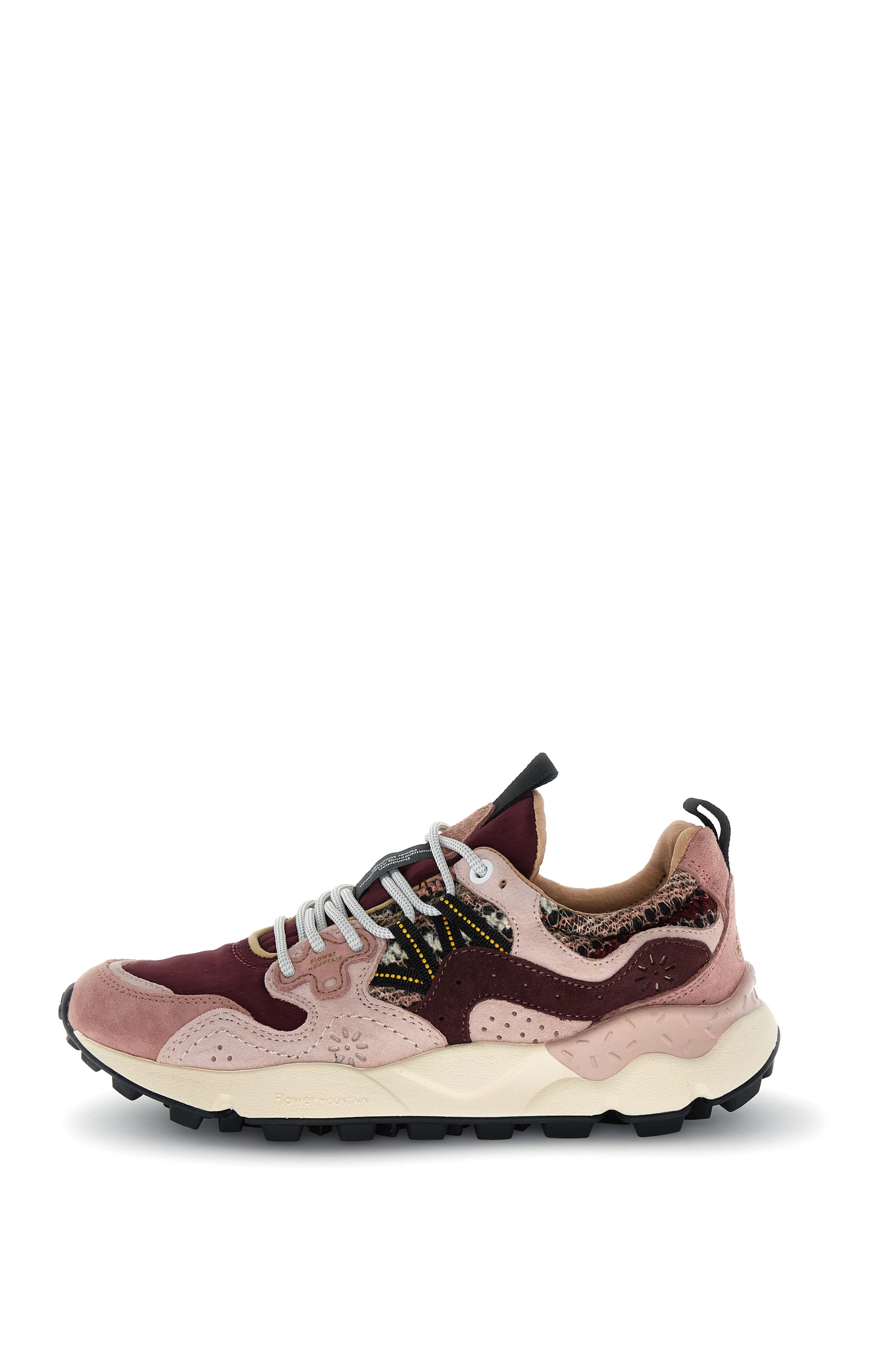 Yamano 3 Suede / Woolen Knit Purple / Pink/ Brown
