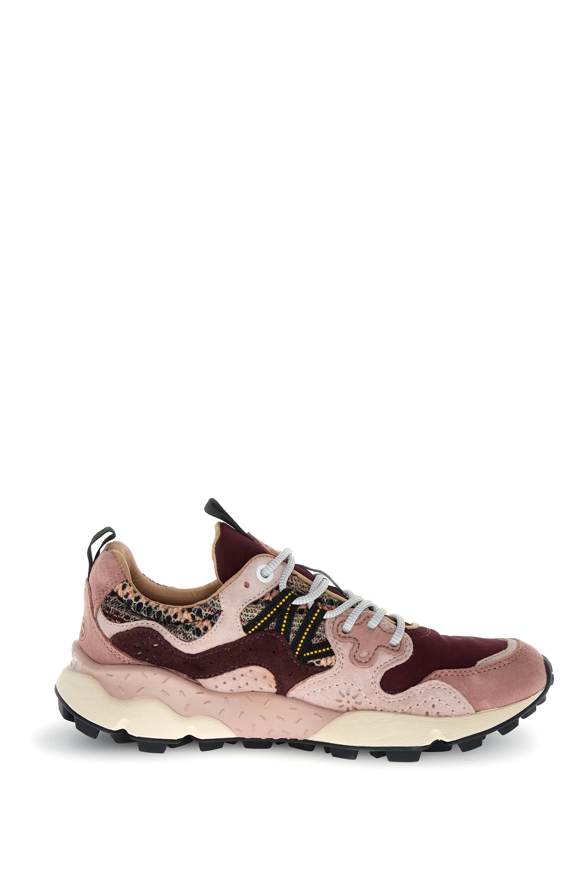 Yamano 3 Suede / Woolen Knit Purple / Pink/ Brown