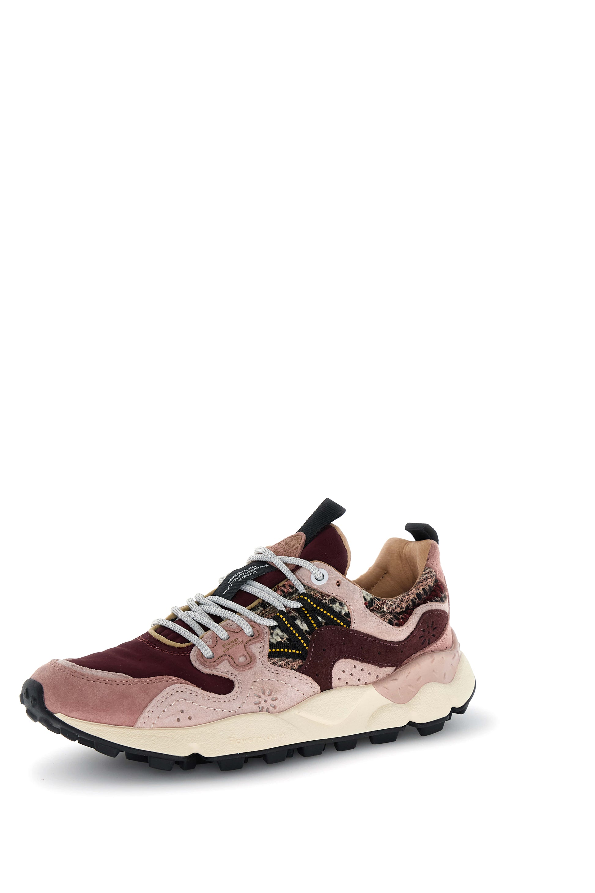 Yamano 3 Suede / Woolen Knit Purple / Pink/ Brown