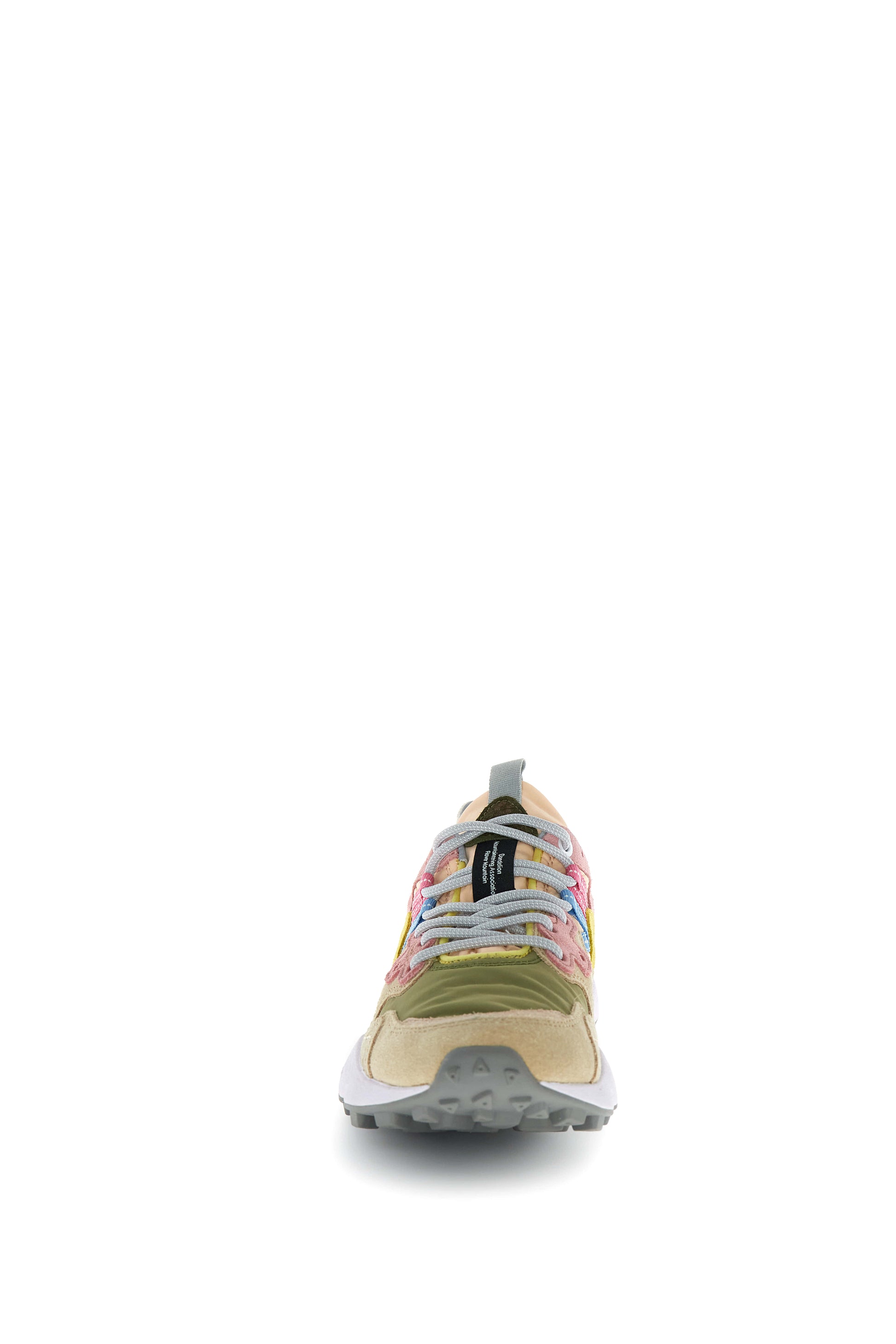 Yamano 3 Leather / Material Beige/Militare/Pink