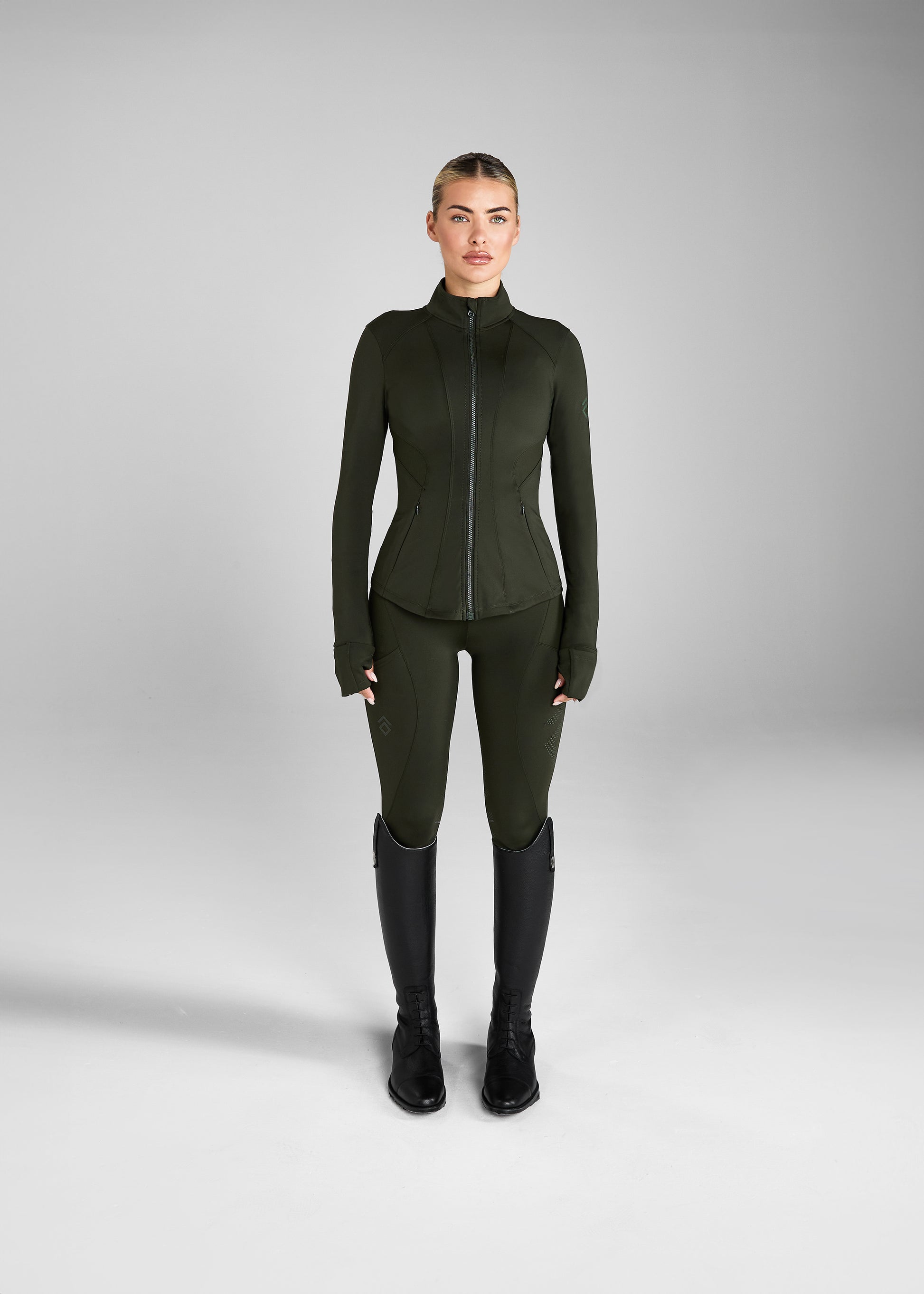 Fitted Jacket Forest Green