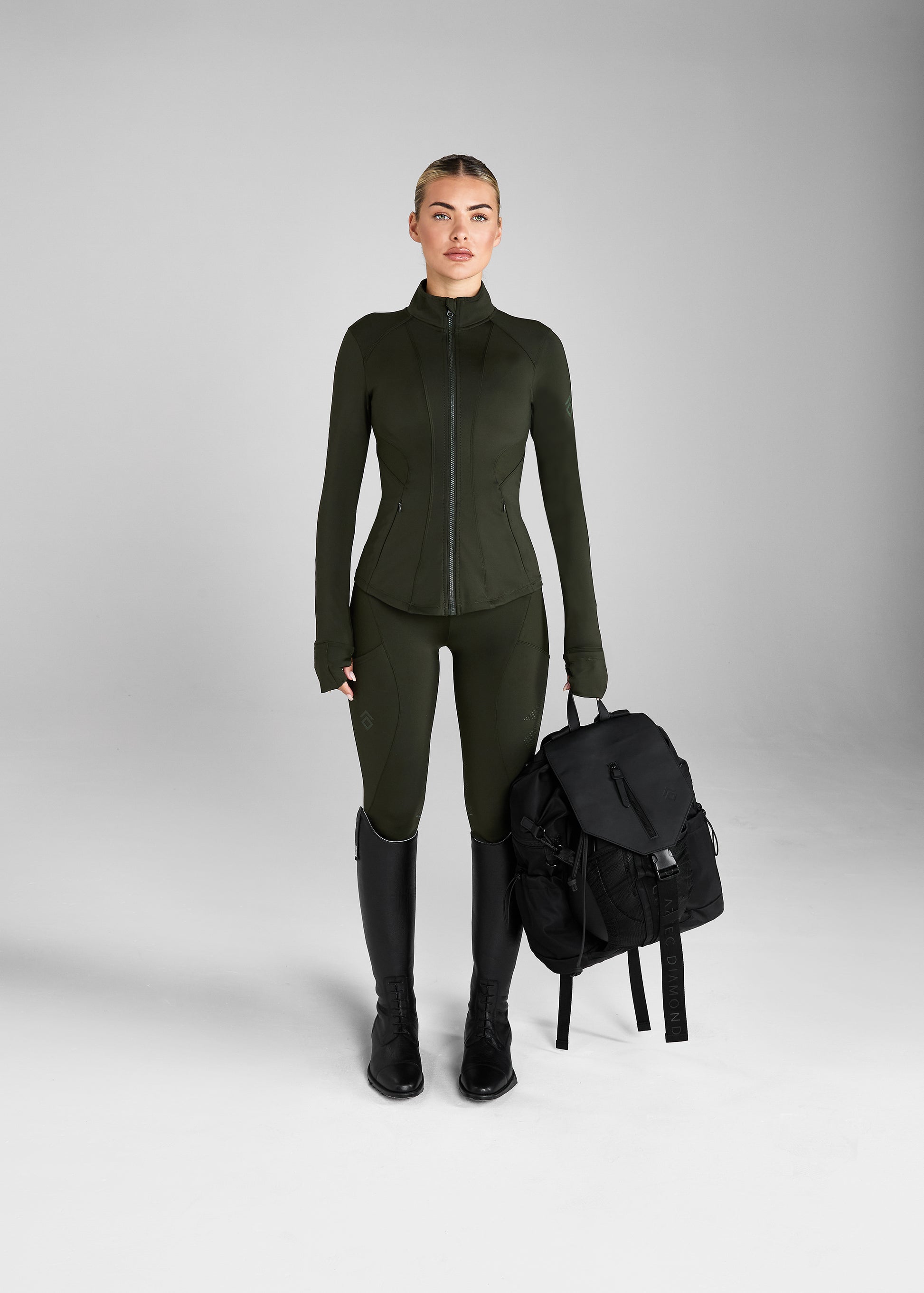 Fitted Jacket Forest Green