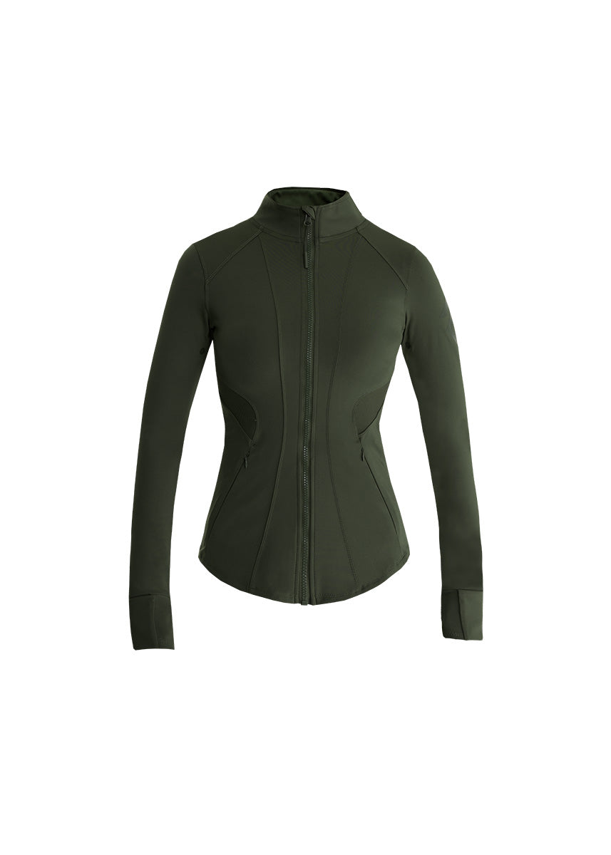 Fitted Jacket Forest Green