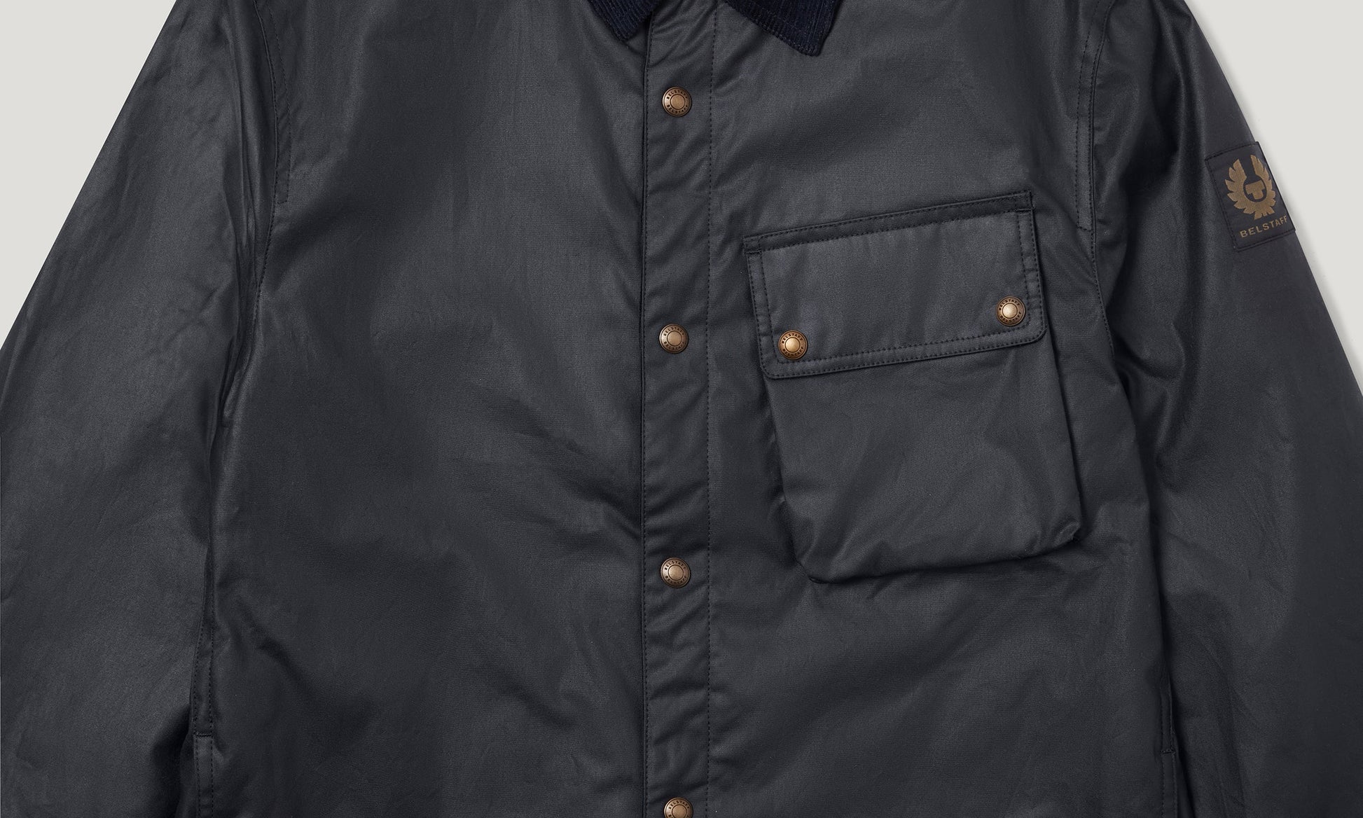 Ground Wax Jacket Dark Navy