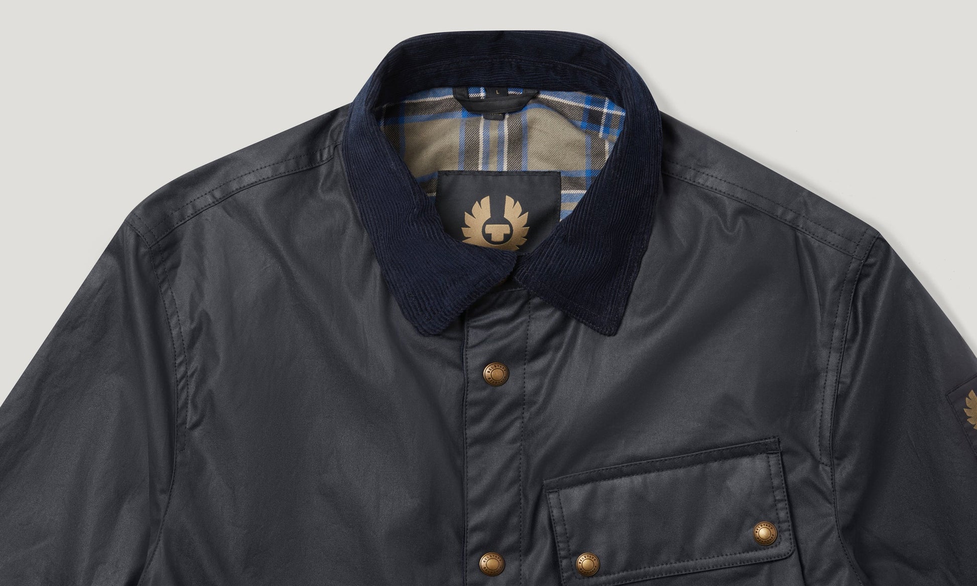 Ground Wax Jacket Dark Navy