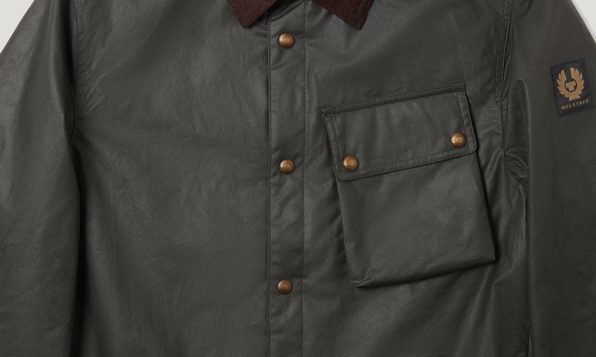 Ground Wax Jacket Faded Olive