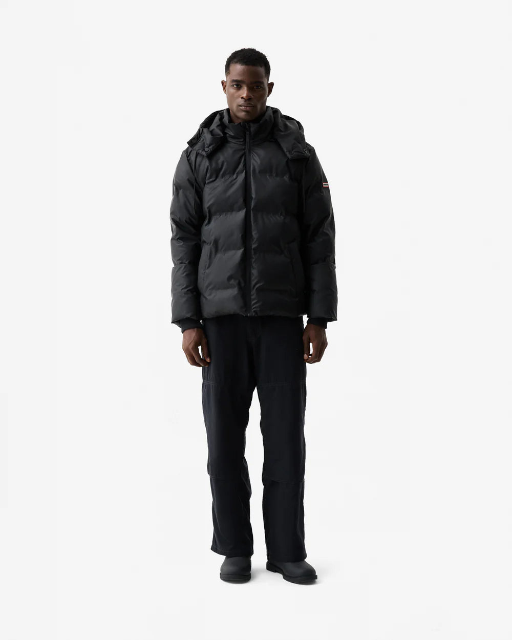 Wiley Sonic Welded PU Puffer Jacket Black