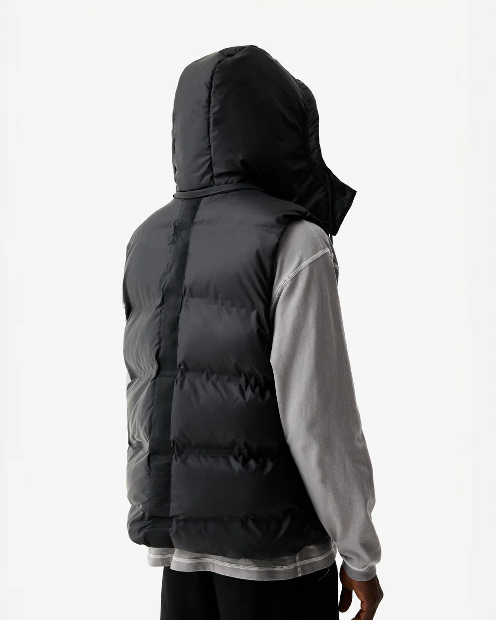 Alistar Sonic Welded PU Puffer Gilet Black