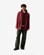 Jo PU Anorak Merlot