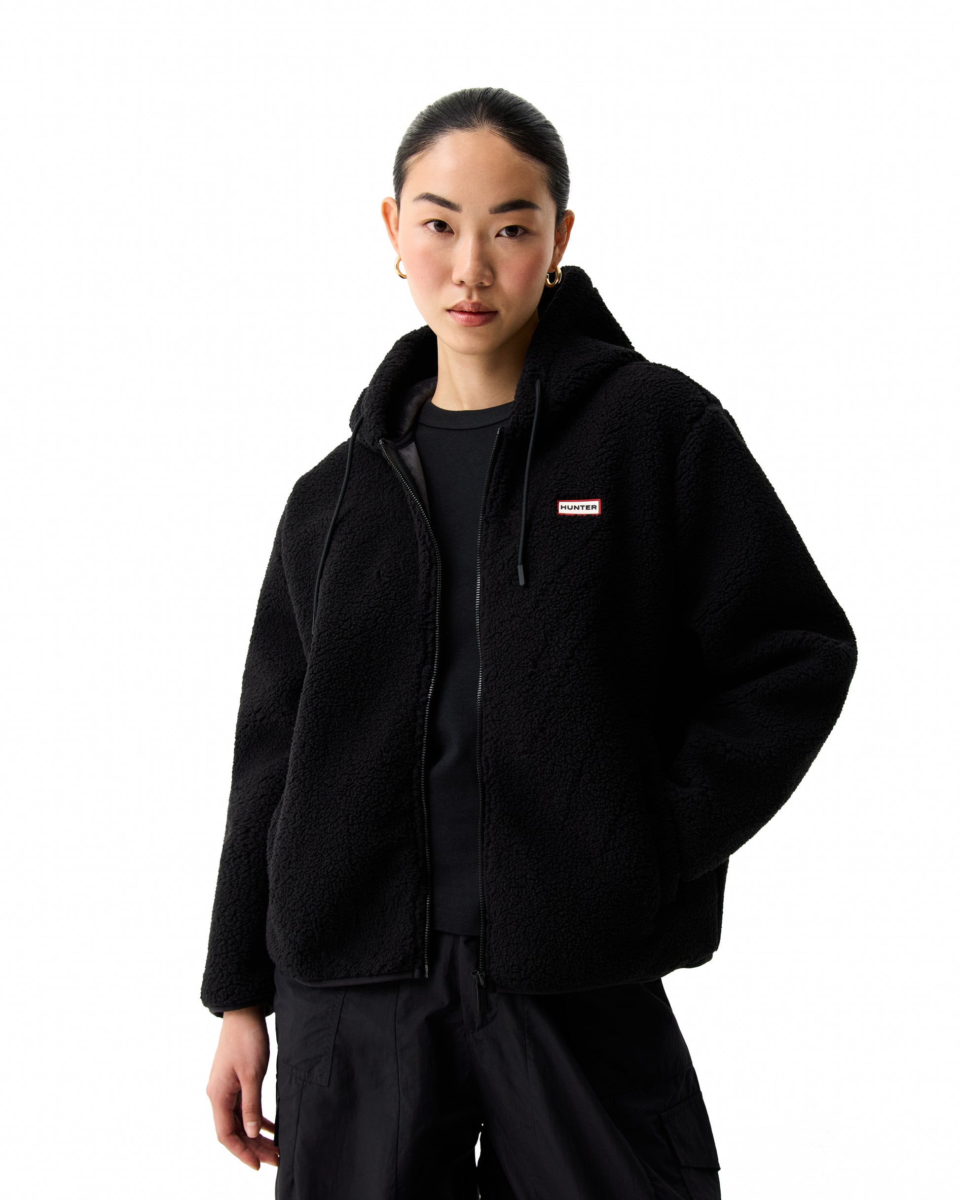 Bonelle Borg Fleece Jacket Black