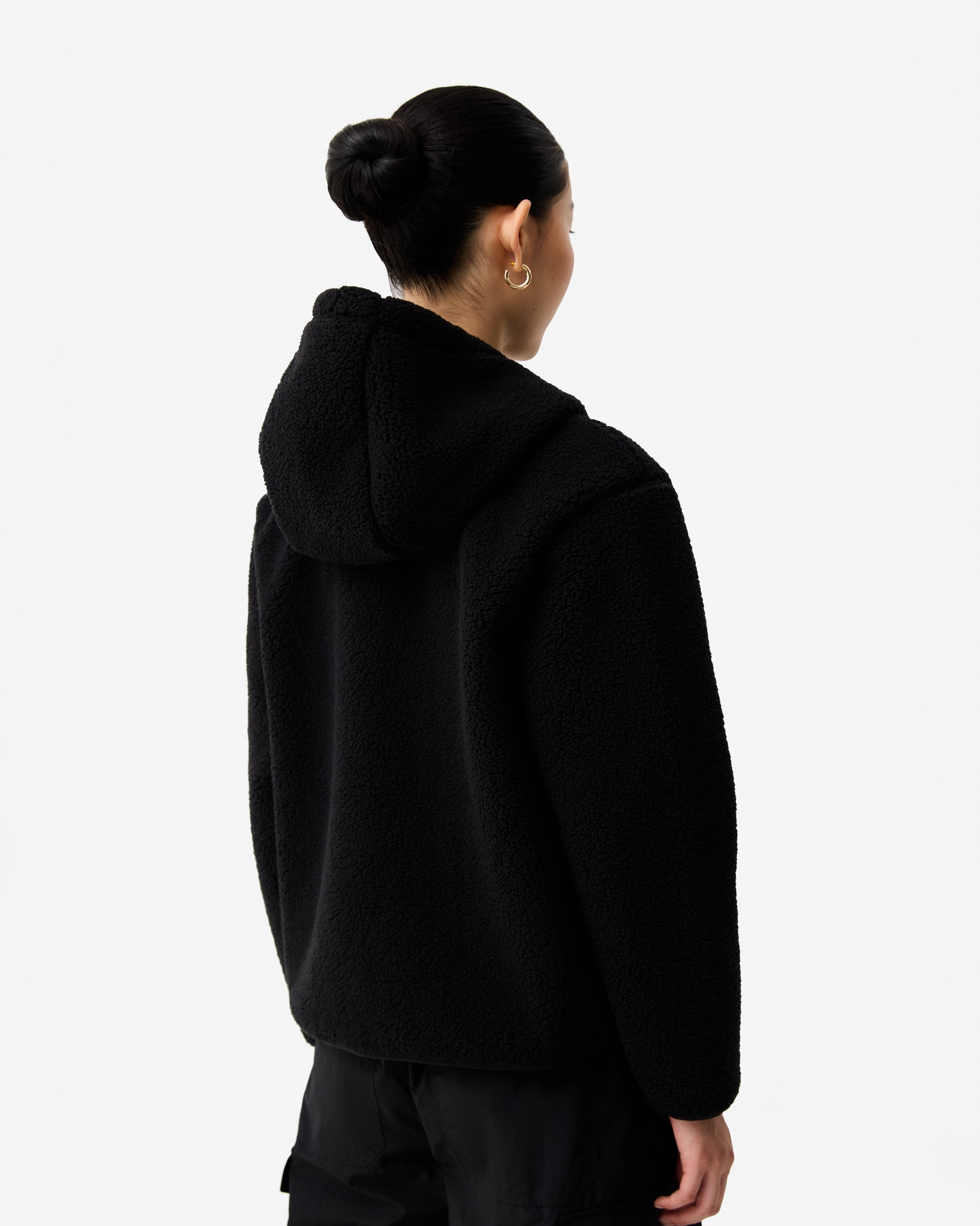Bonelle Borg Fleece Jacket Black