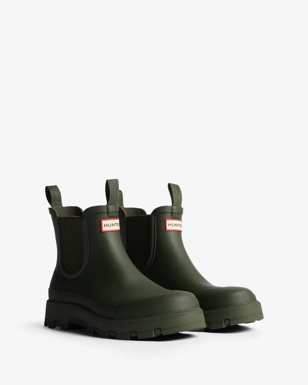 Unisex Elements Elastic Chelsea Boot Dark Olive