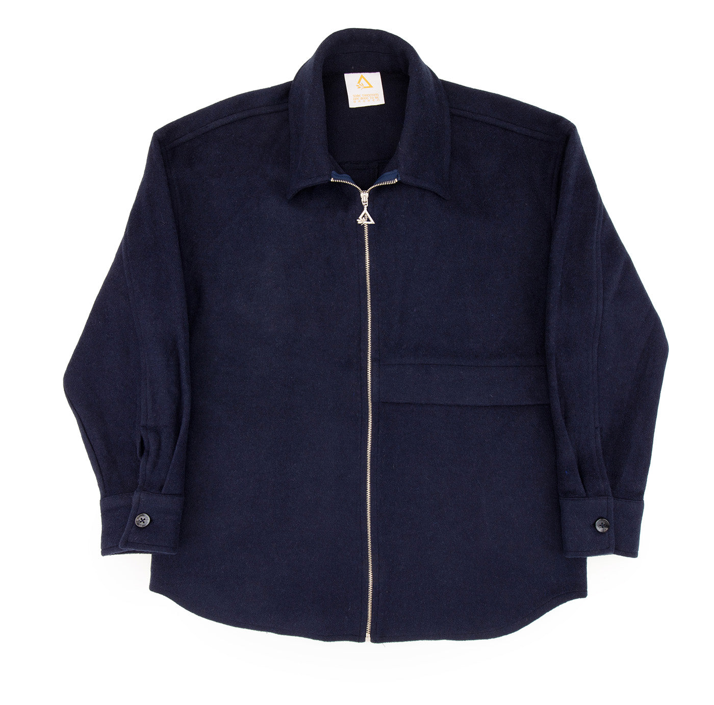 Zip Through Shacket Navy