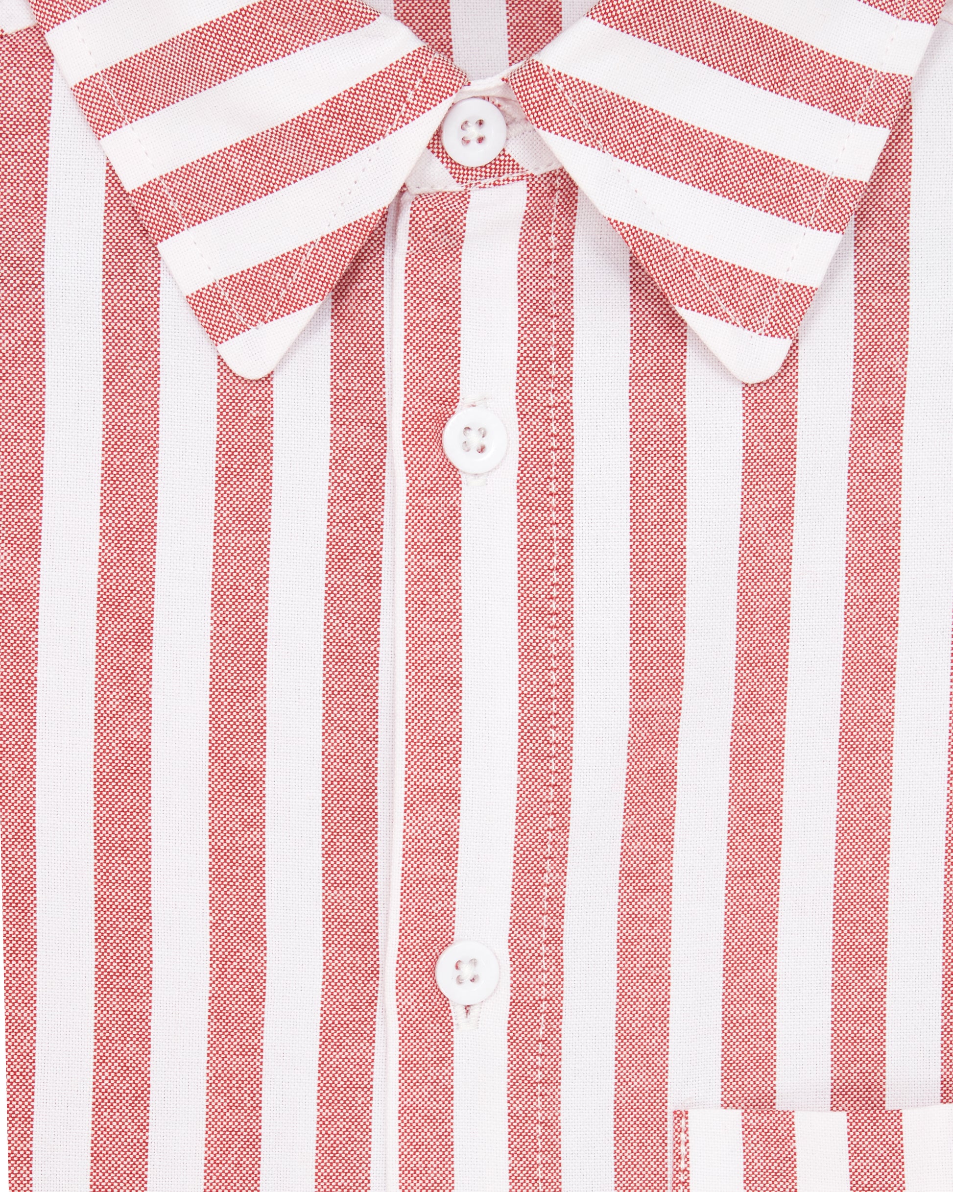 Yapp Stripe Shirt Cherry Red / White