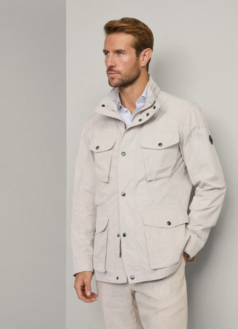 Unlined Velospeed Jacket Linen Beige