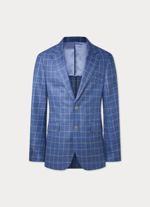 Tattersall Blazer Pacific Blue