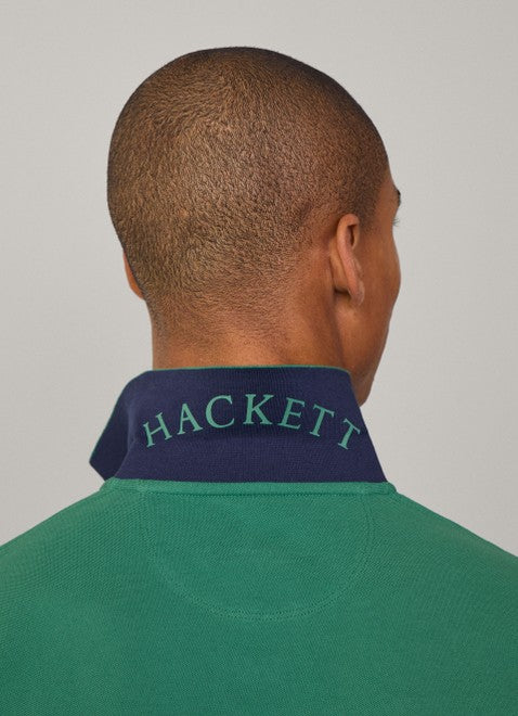 Heritage Number Polo Grass Green