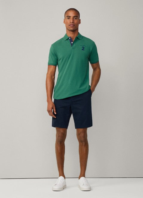 Heritage Number Polo Grass Green