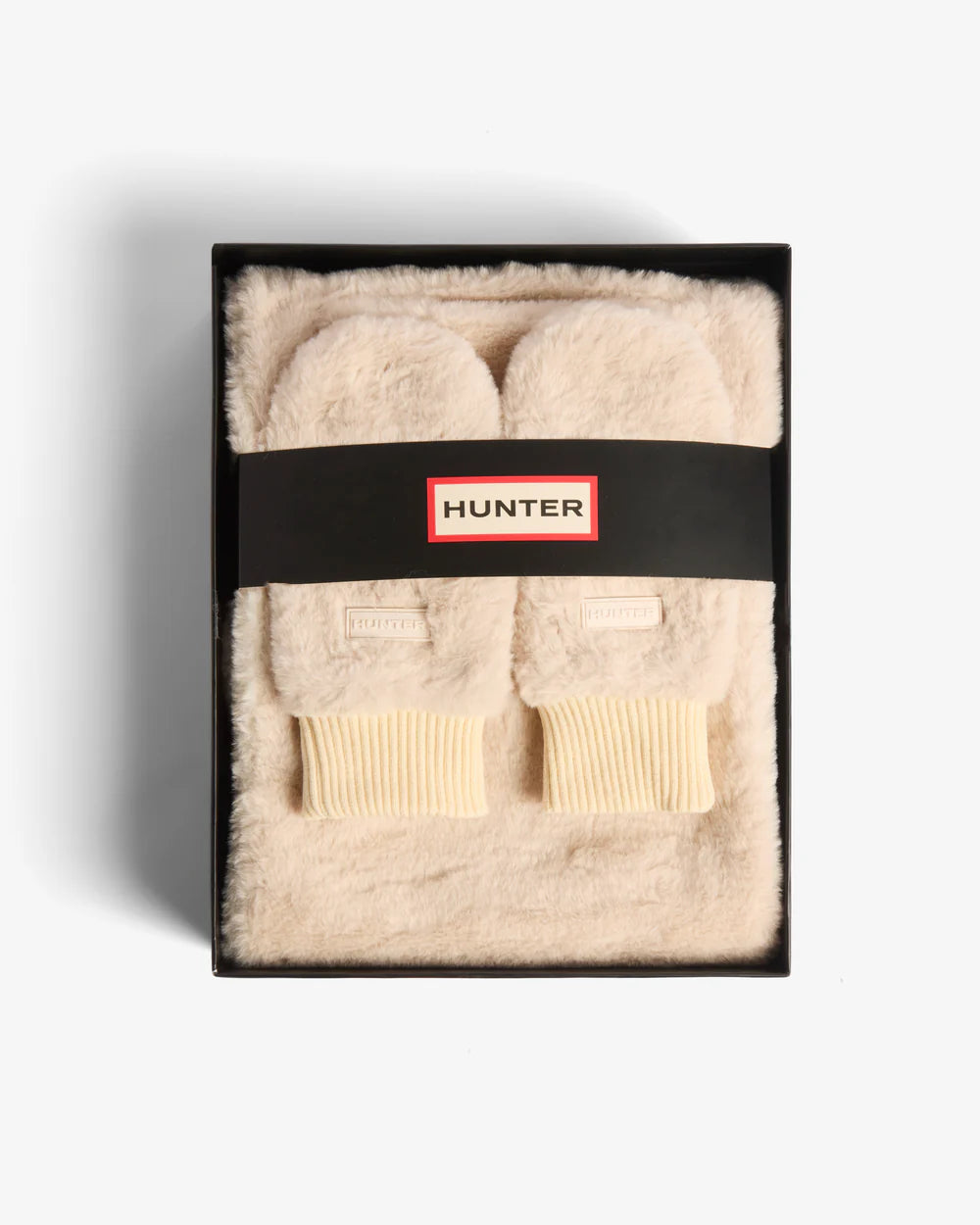 Glentanur Sherpa Scarf/Mitten Box Set Gravel