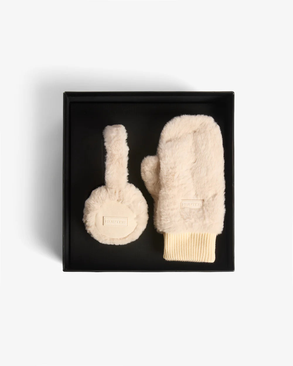 Blackmuir Sherpa Ear Muffs & mittens Box Set Gravel