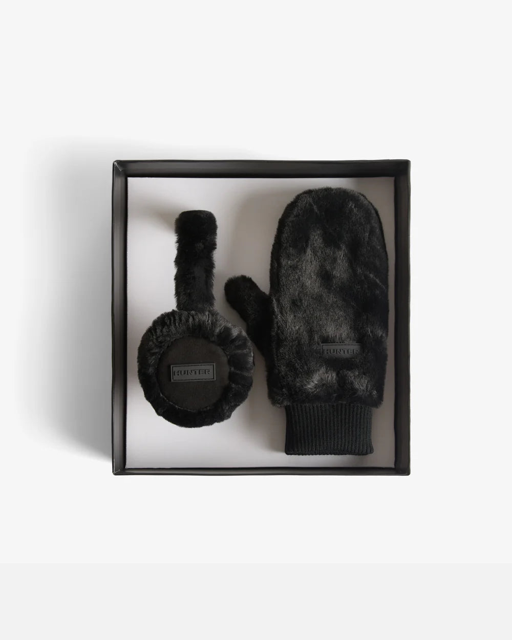 Blackmuir Sherpa Ear Muffs & mittens Box Set Black