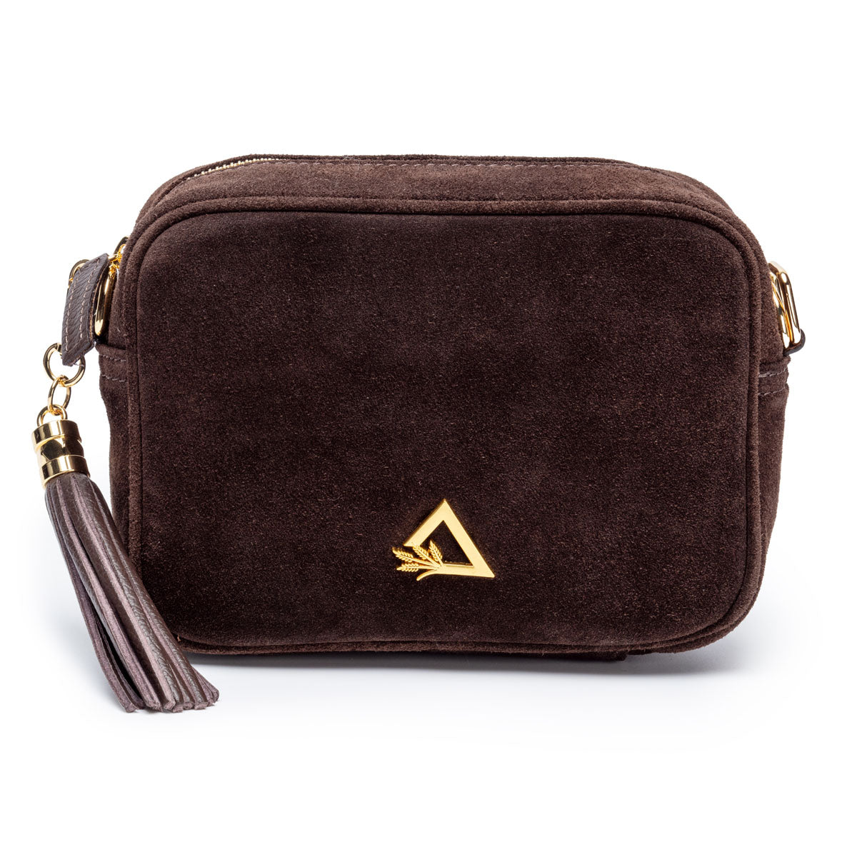 Hay Life x Elie Beaumount Suede Camera Bag Chocolate