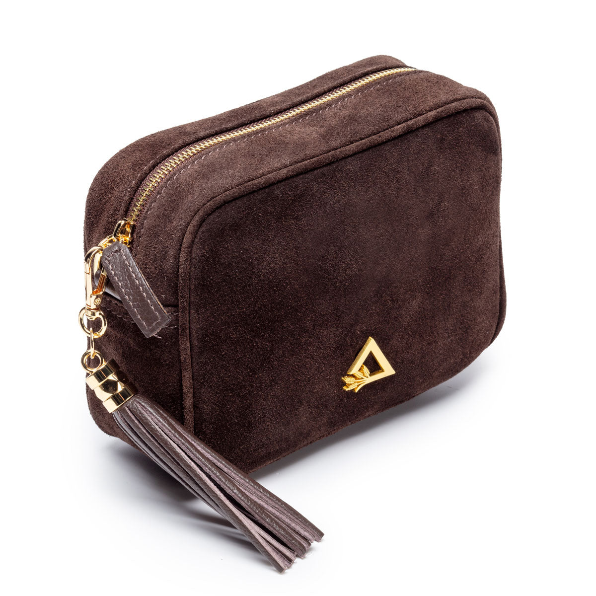 Hay Life x Elie Beaumount Suede Camera Bag Chocolate