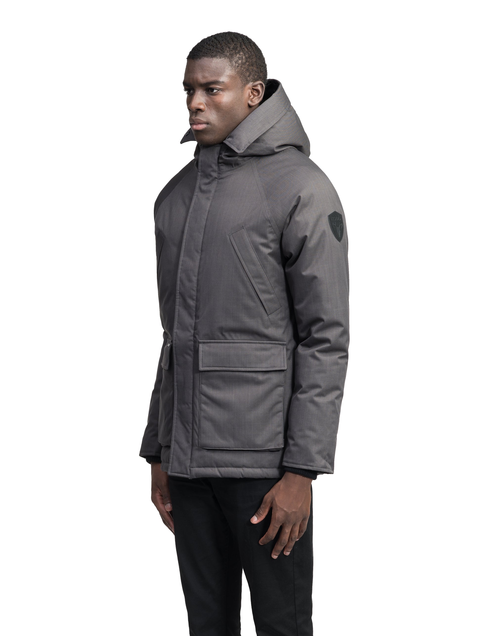 Men's Heritage Parka Jacket Steel Grey