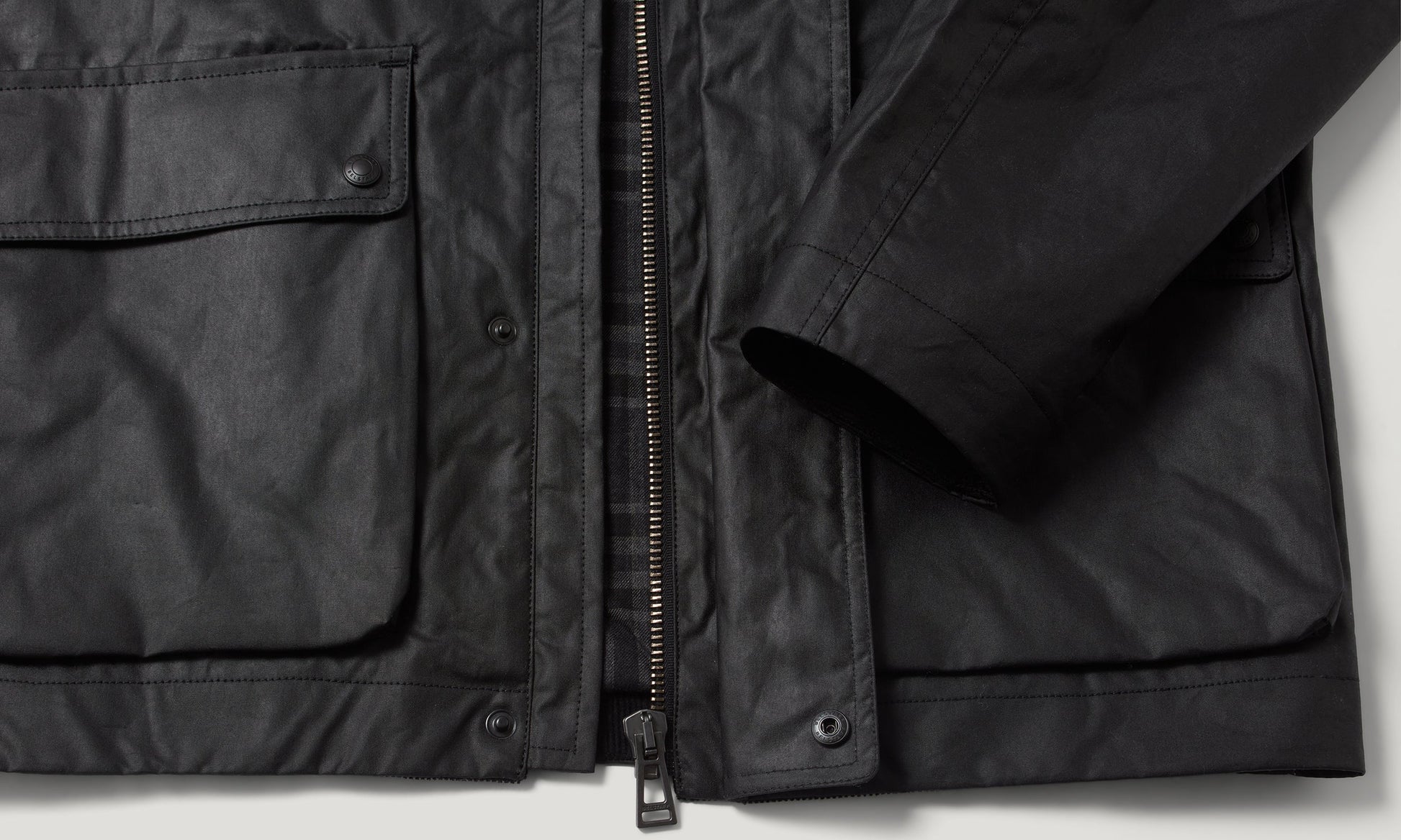 Incline Wax Jacket Black