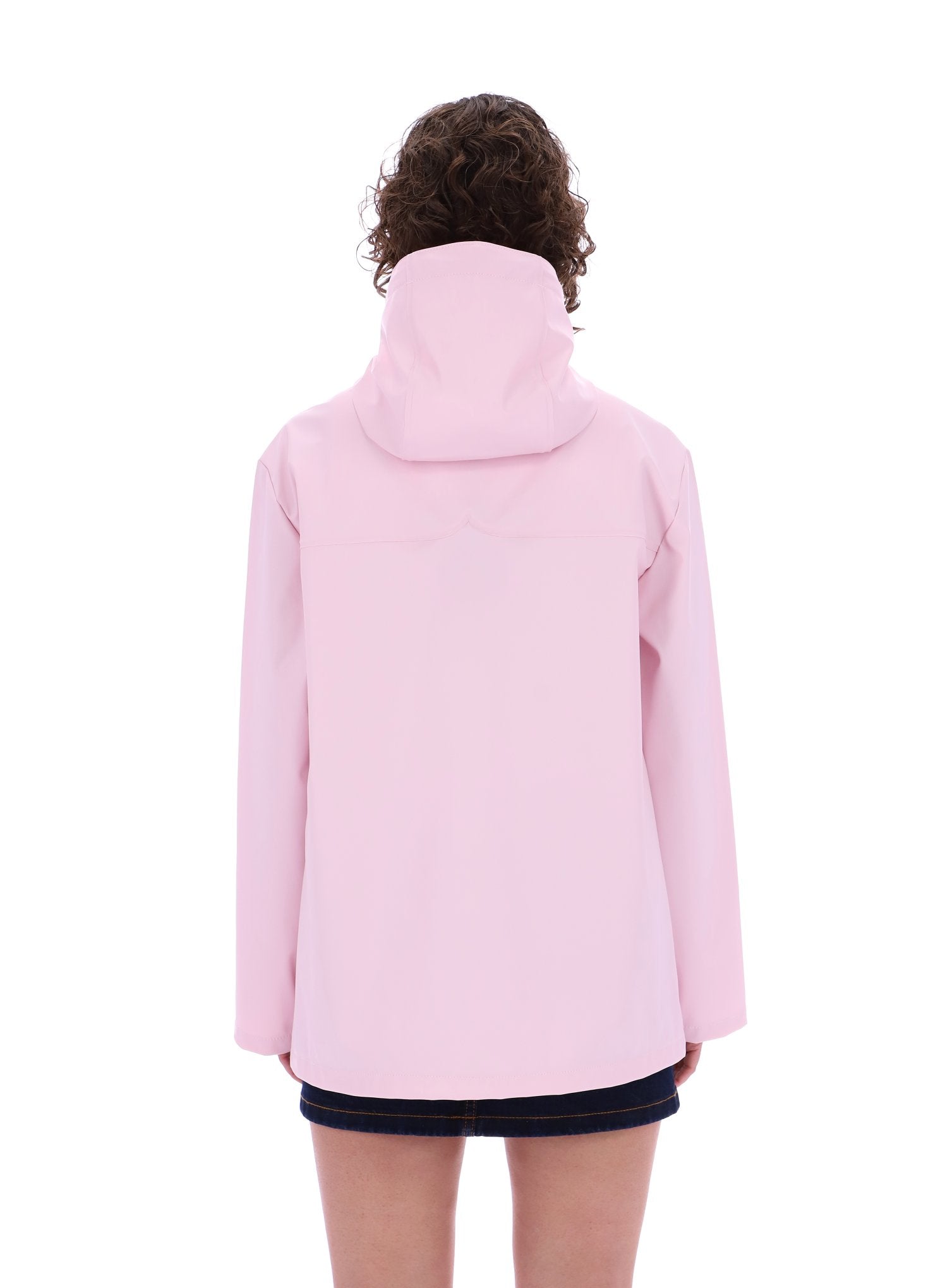 Izzy PU Hooded Jacket Parfait Pink