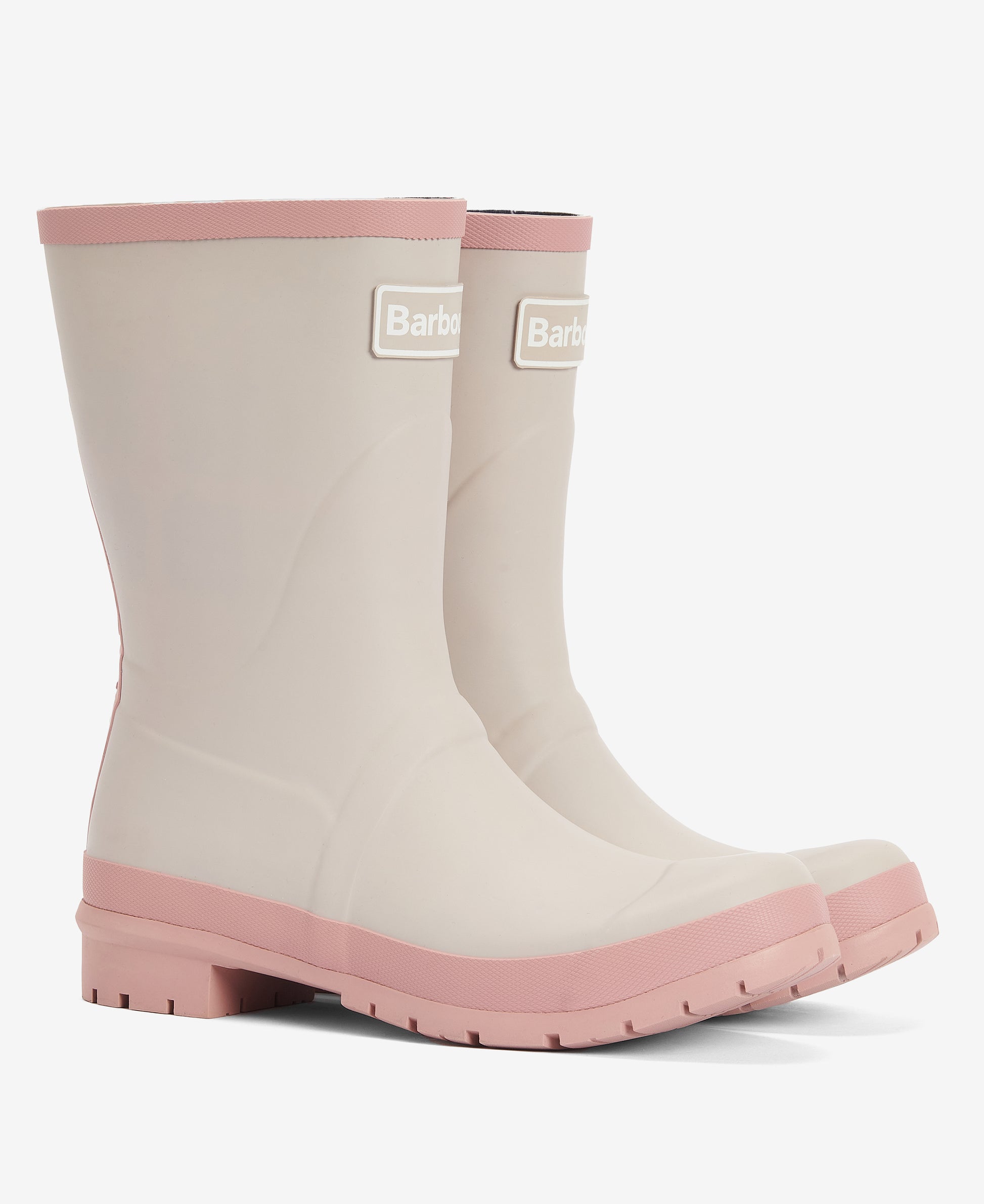 Women's Banbury Short Wellington Boot White / Pink