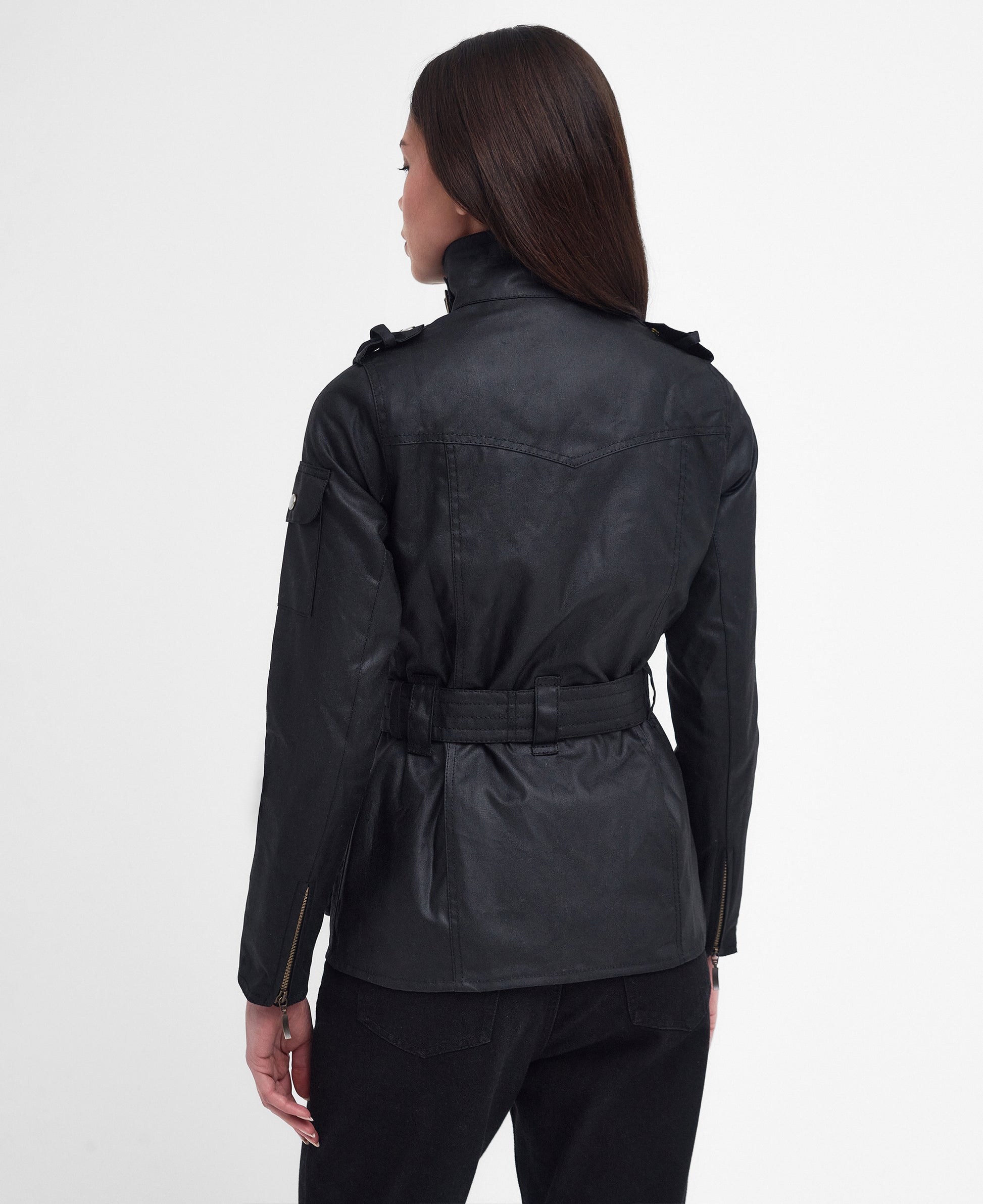 Women's International Wax Jacket Black