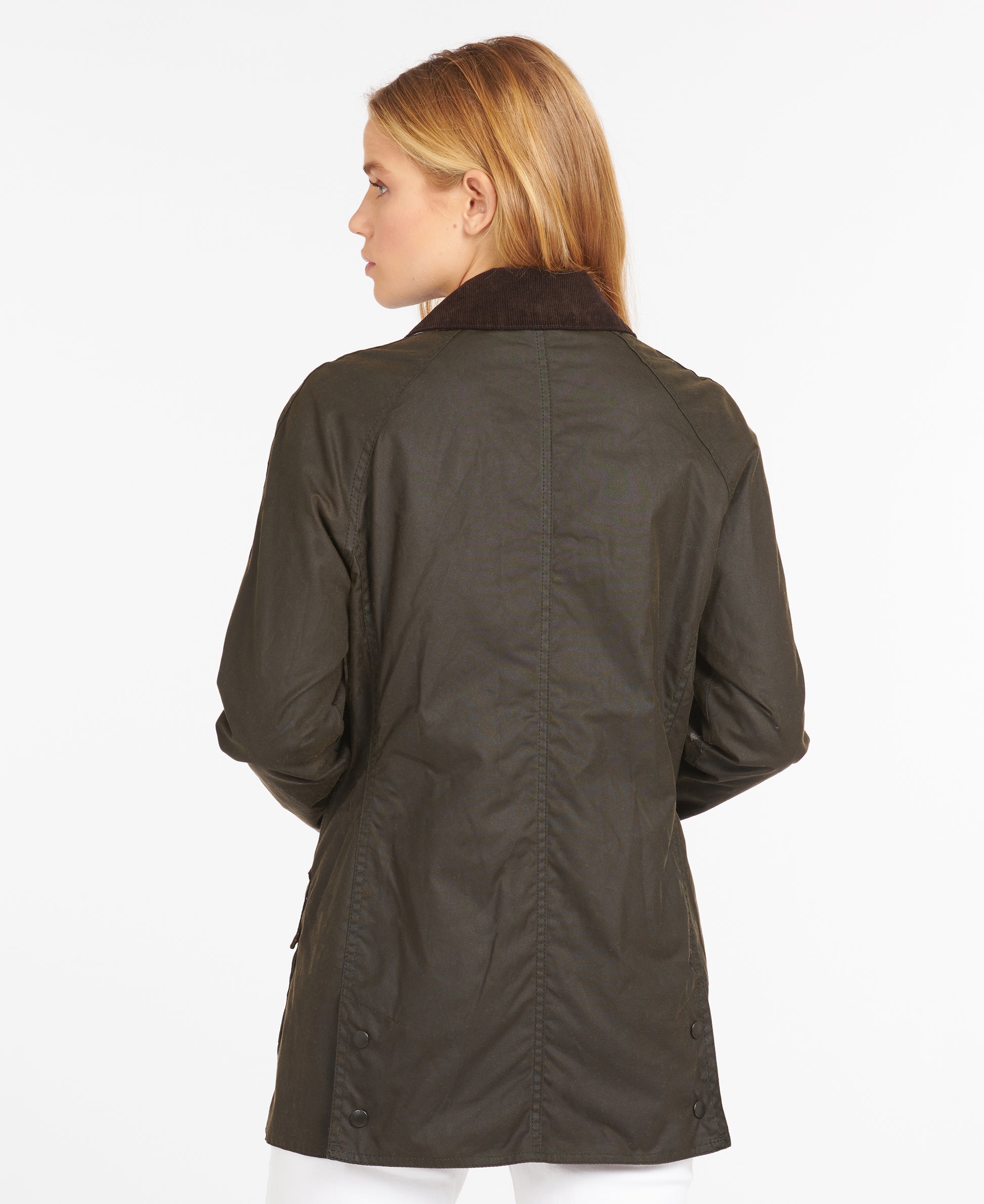 Women's Classic Beadnell Wax Jacket Olive