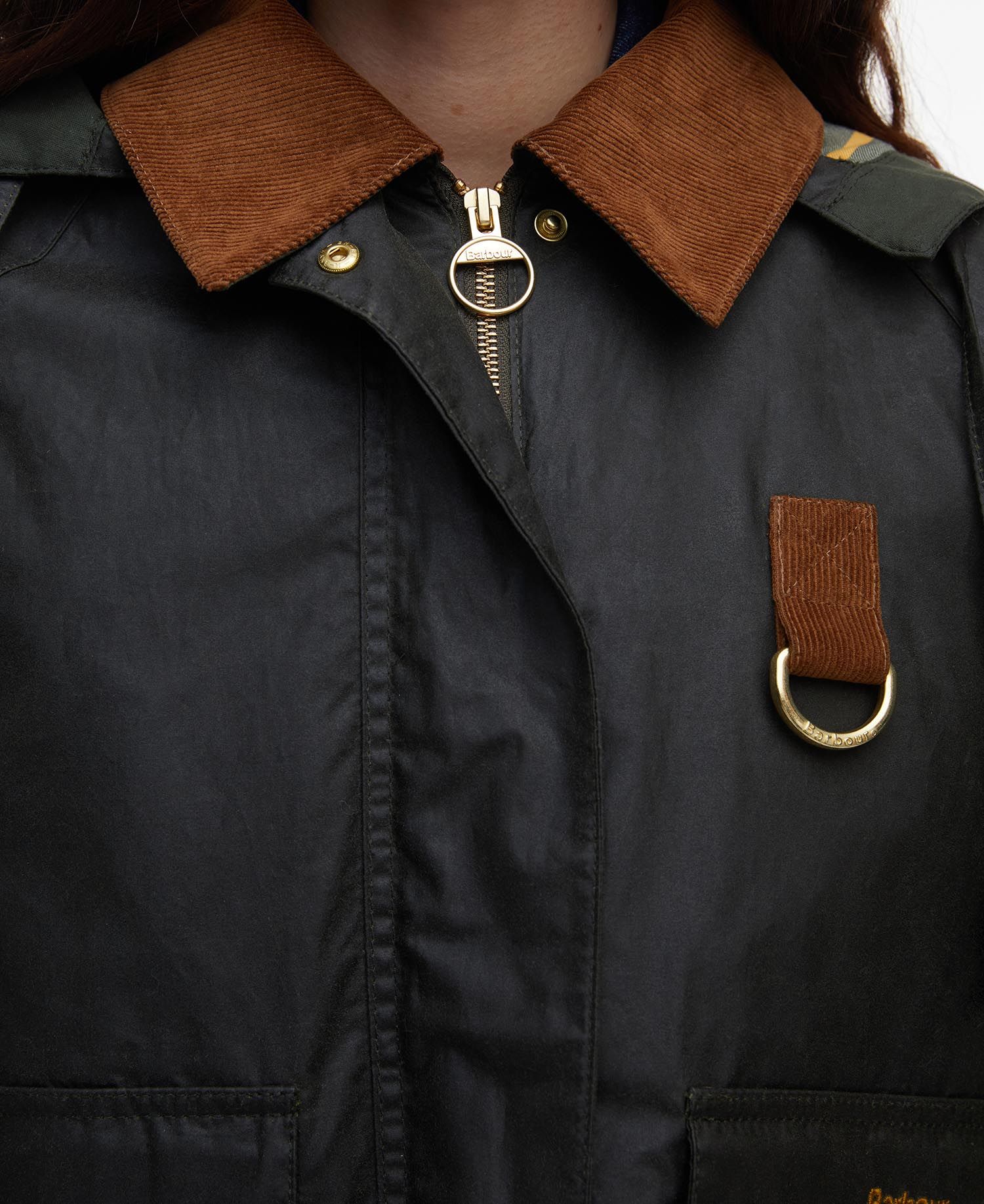 Erma Waxed Jacket Dark Olive