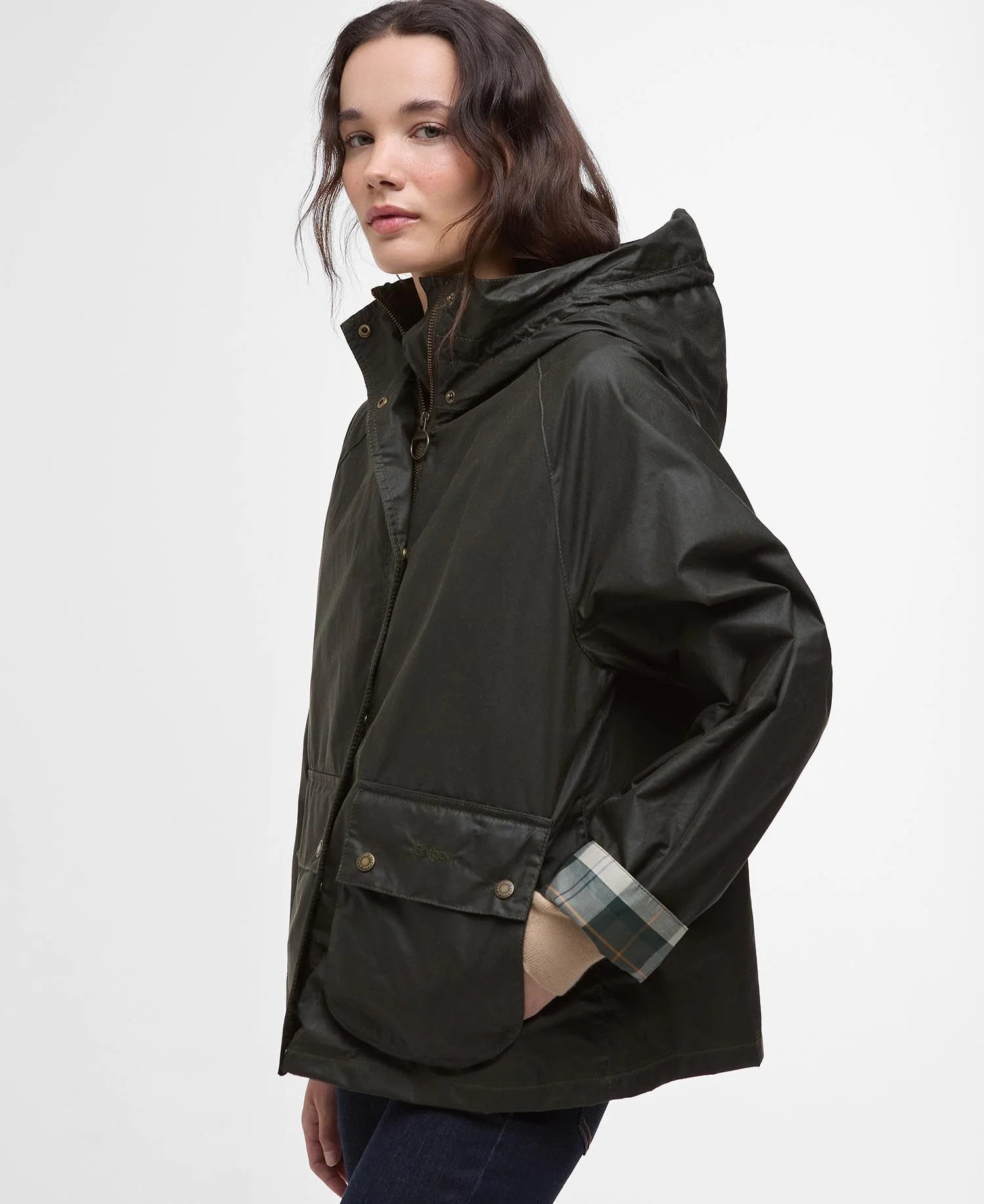 Hollies Wax Jacket Olive