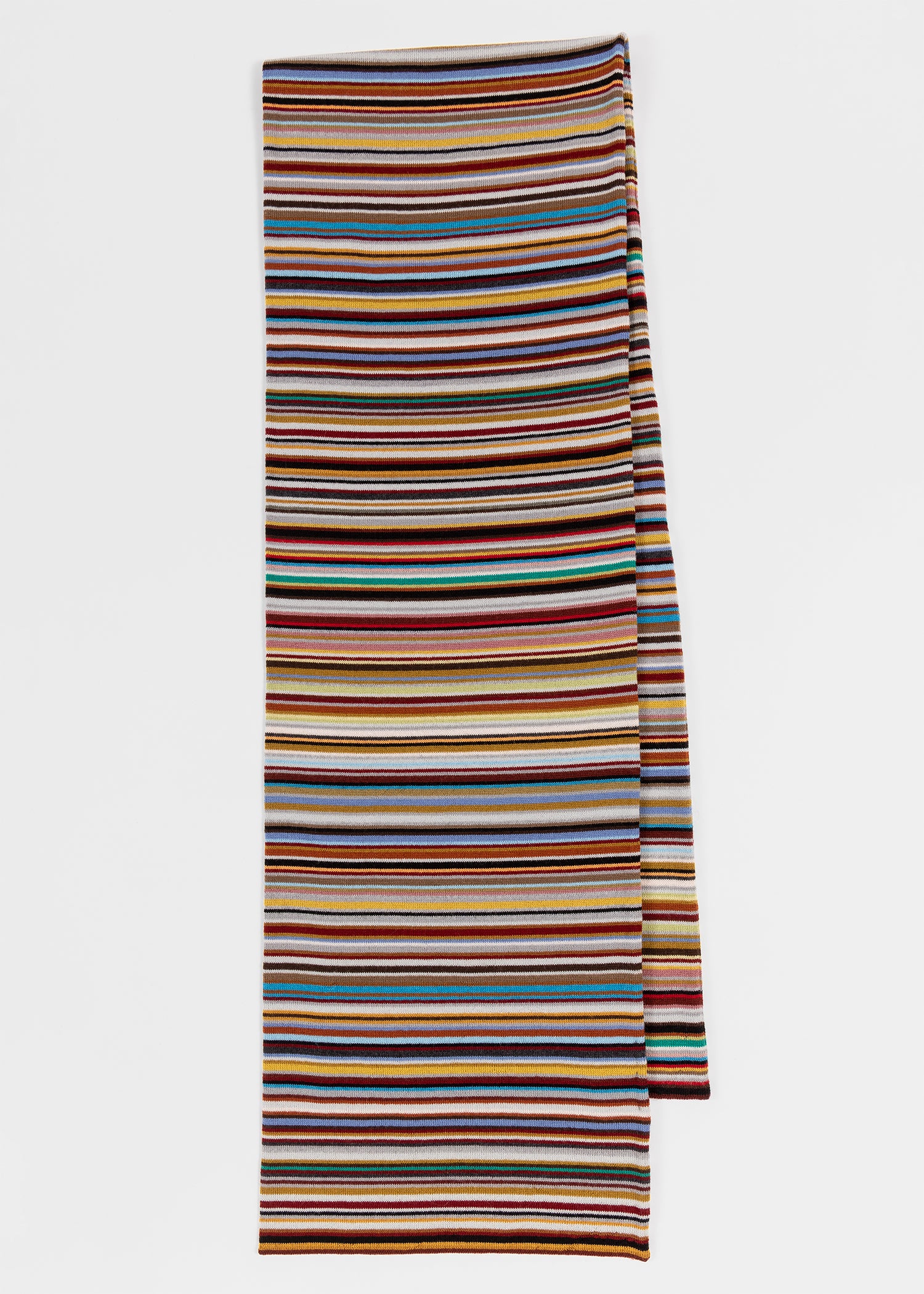 Woven Merino Wool 'Signature Stripe' Scarf
