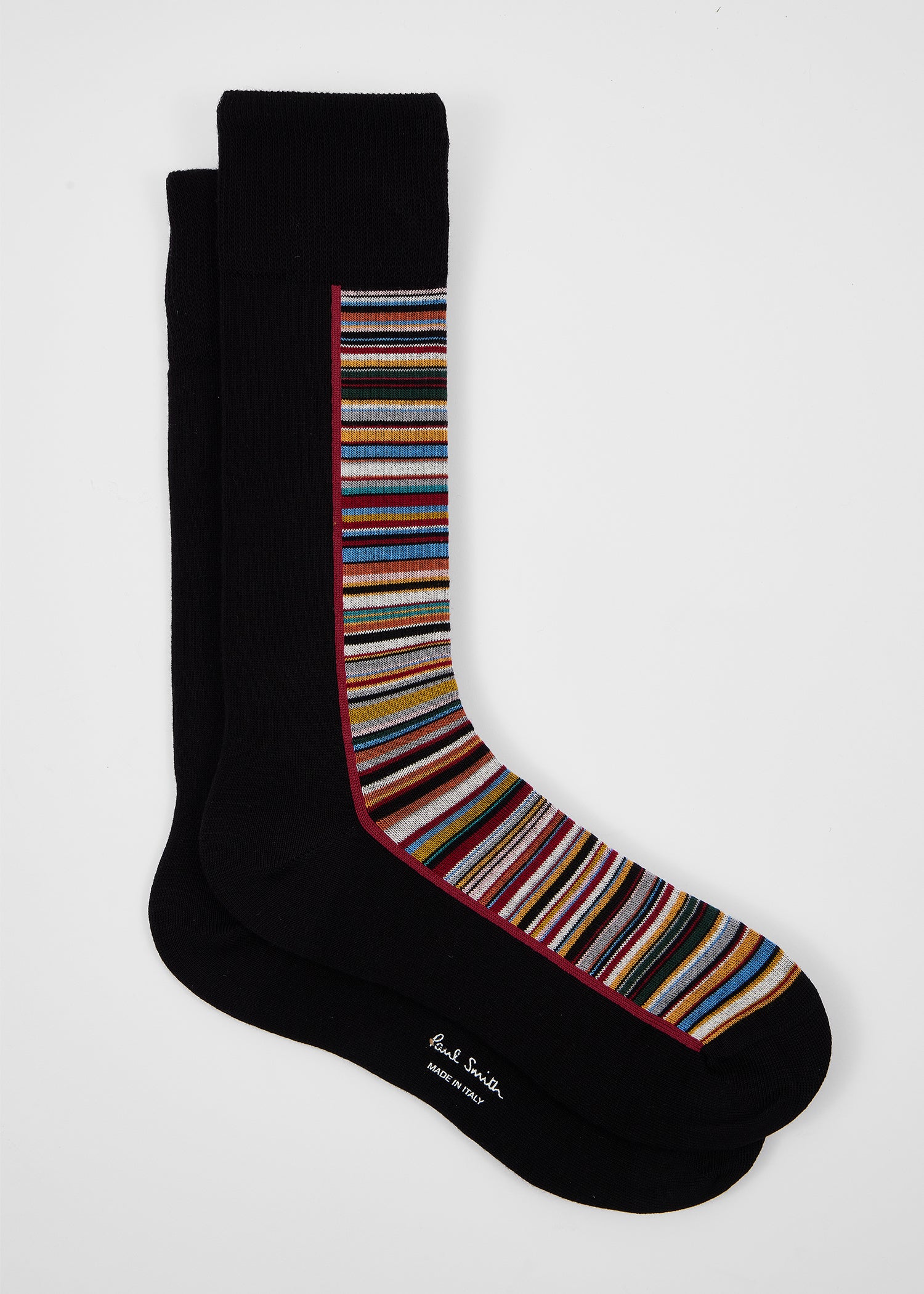 Signature Stripe Block Panel Socks