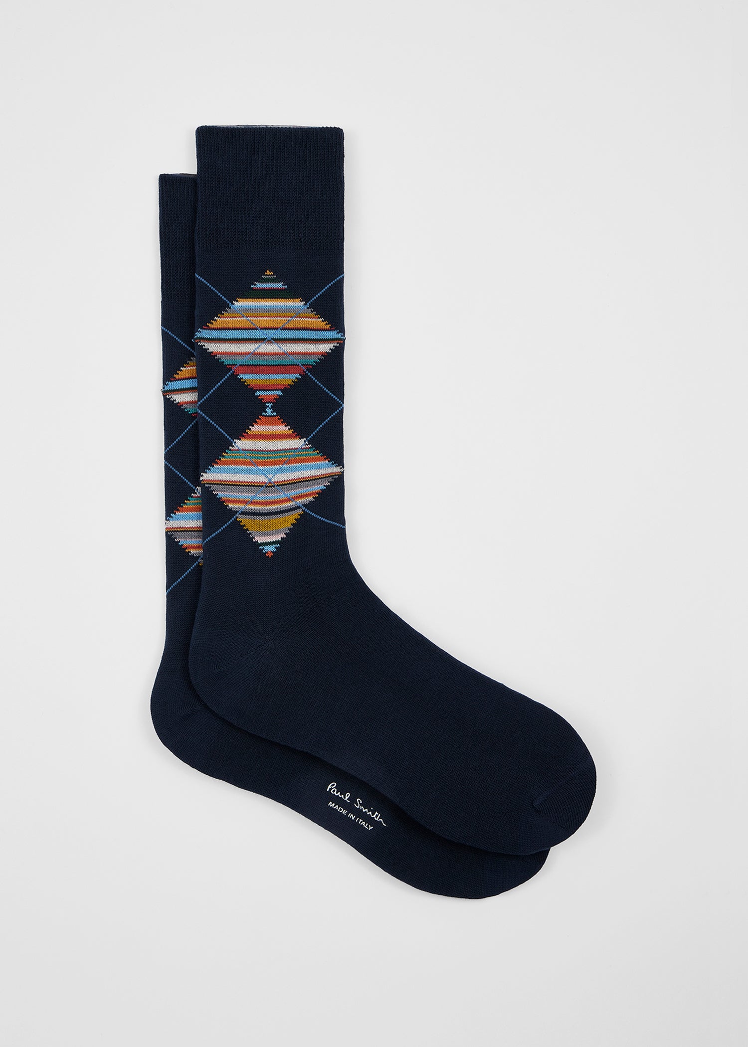 Signature Stripe Argyle Sock