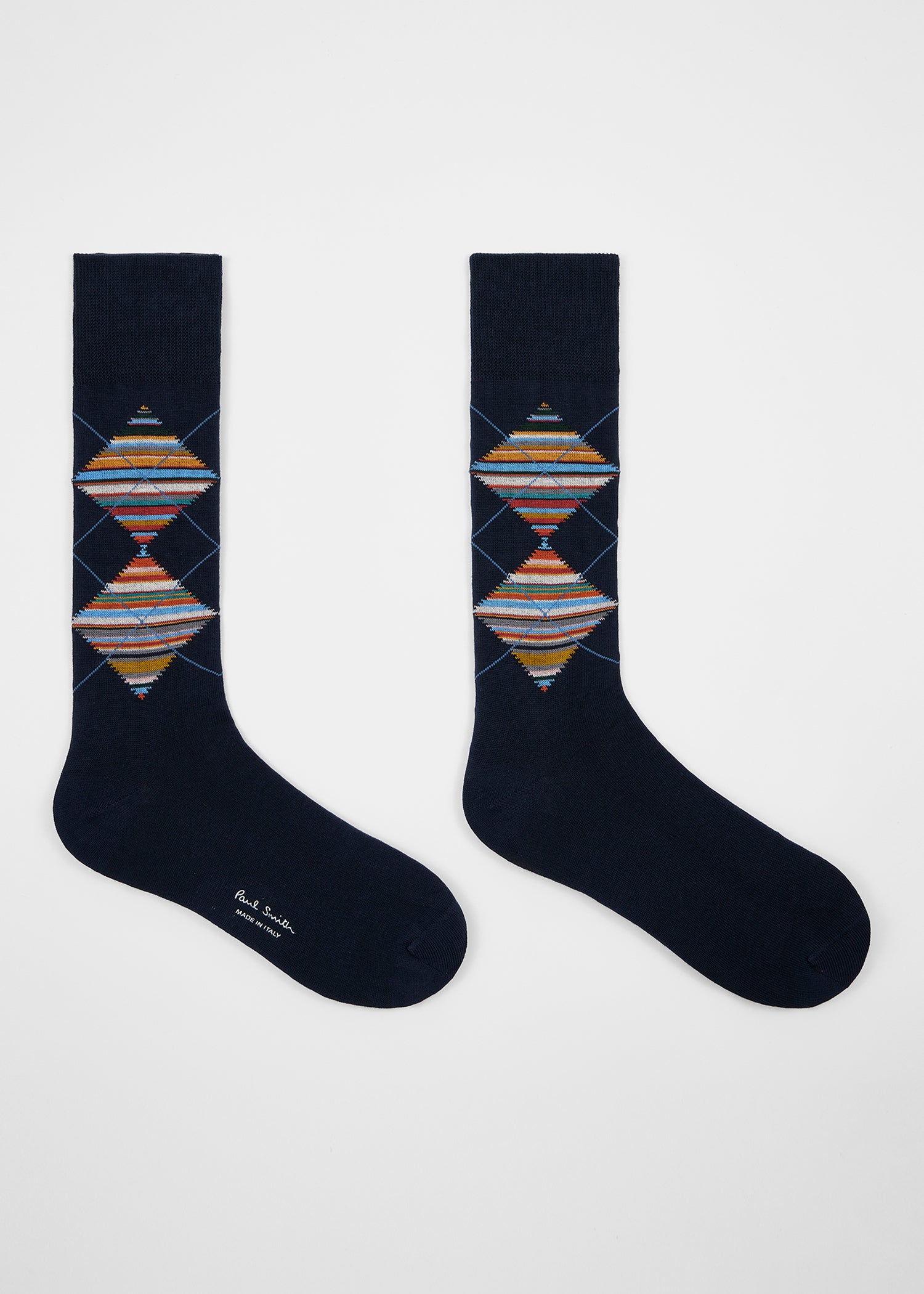 Signature Stripe Argyle Sock
