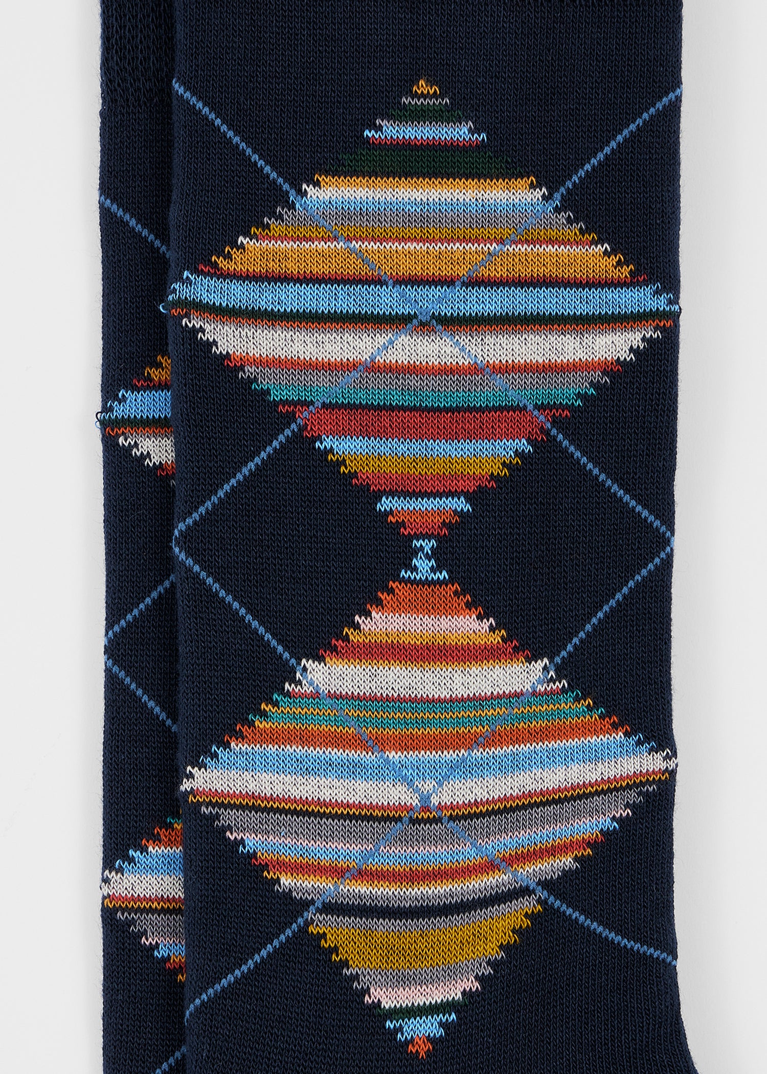 Signature Stripe Argyle Sock