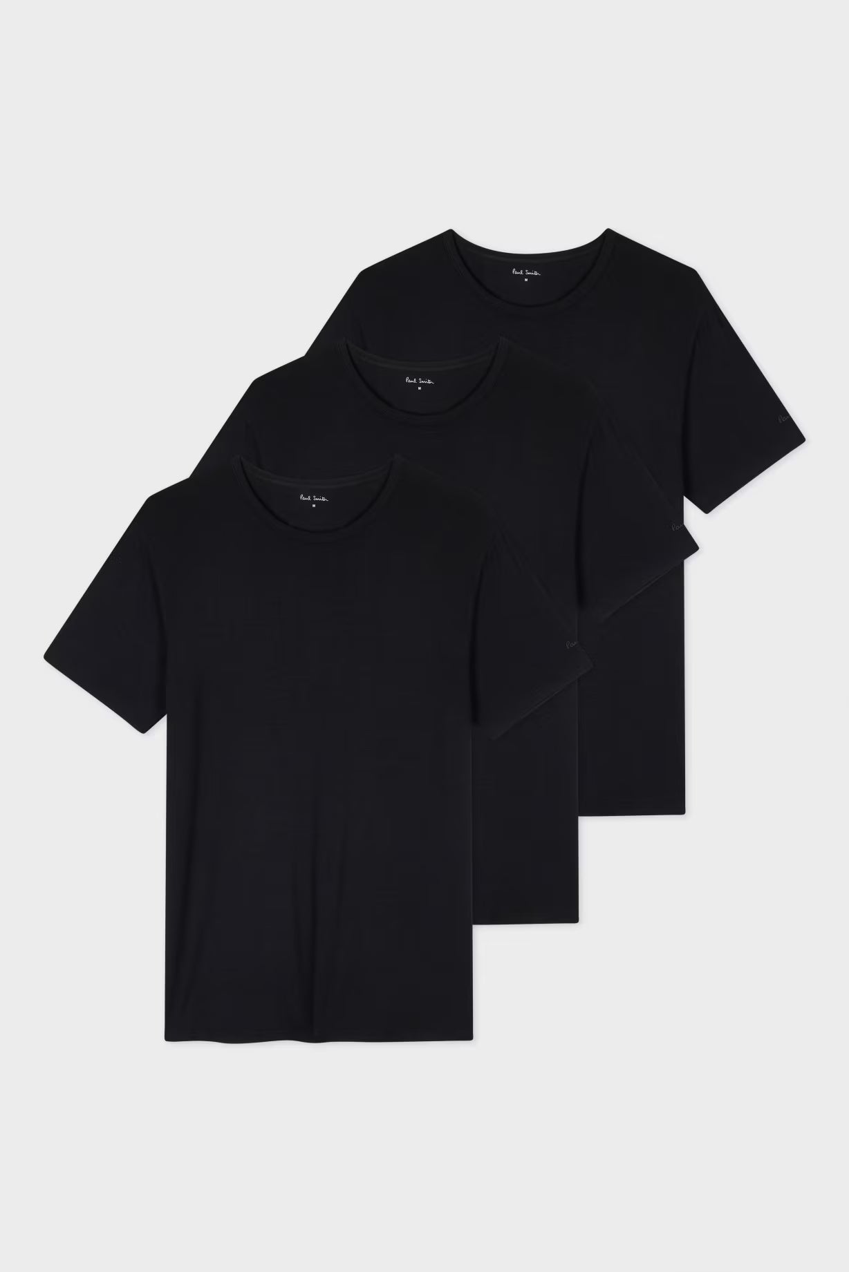 Cotton Modal T-Shirt 3 Pack Black