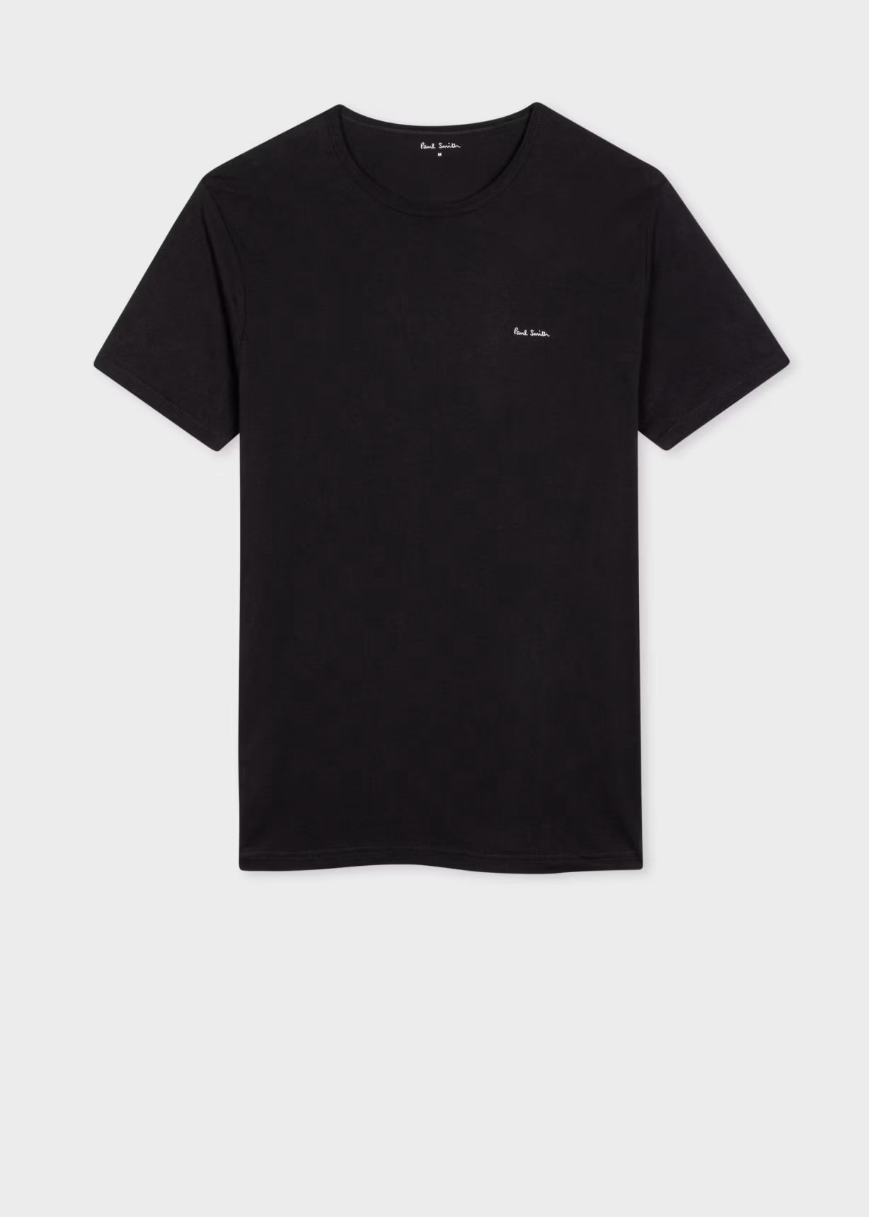 Black Logo Organic Cotton Logo Lounge T-Shirts Three Pack