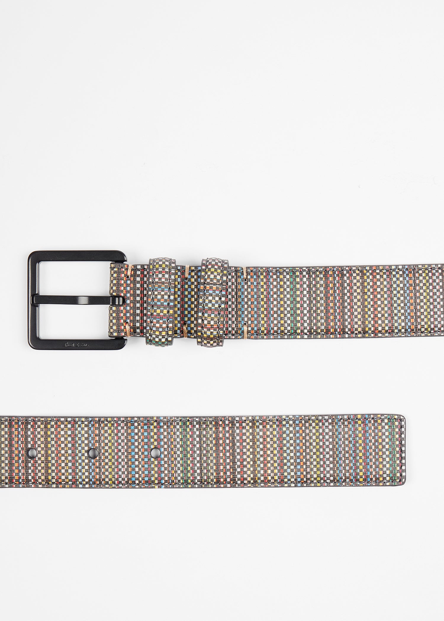 Men's Belt in Coated Canvas