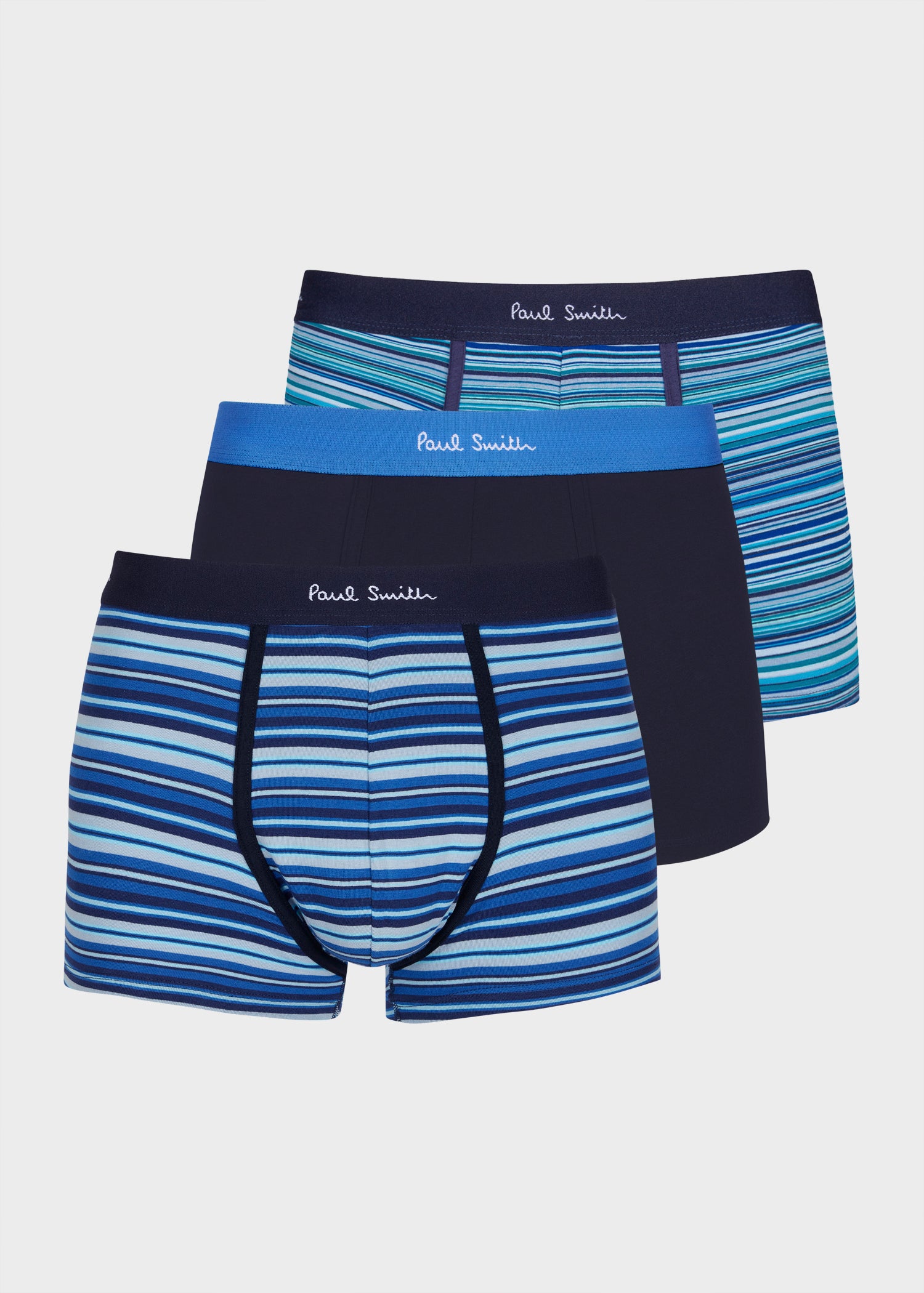 Trunk 3 Pack Blue Stripe