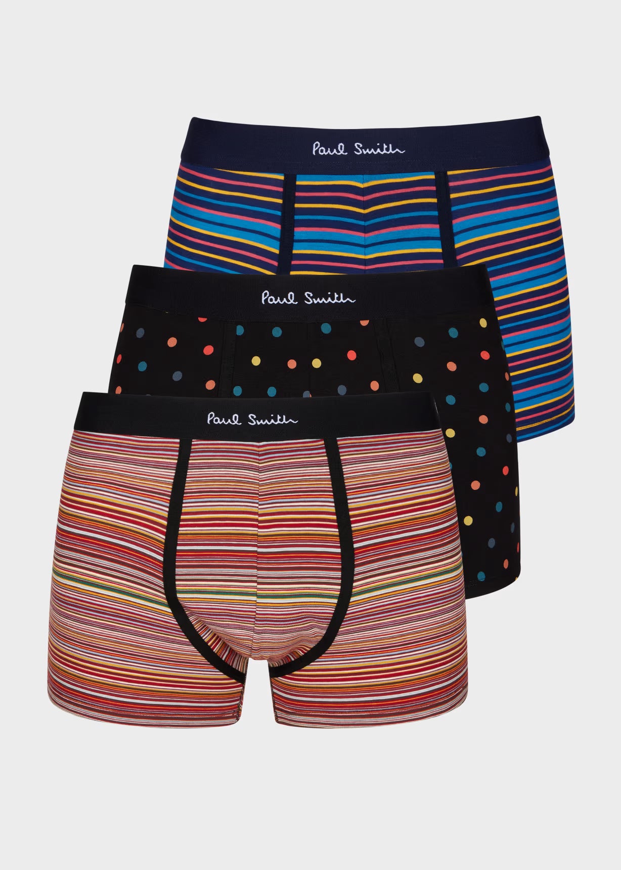 Men's Trunk 3 Pack Multi Colour