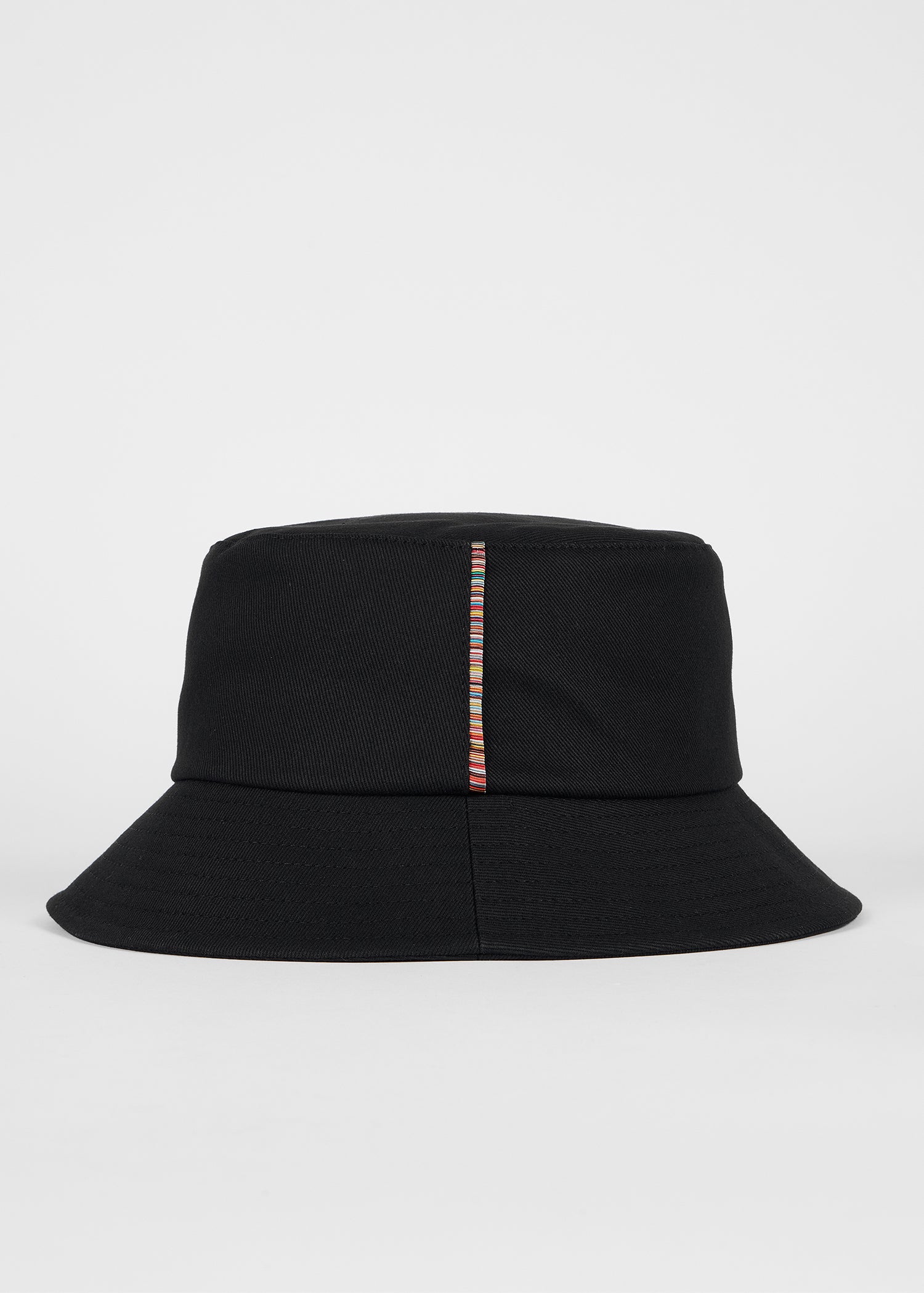 Signature Stripe Bucket Hat