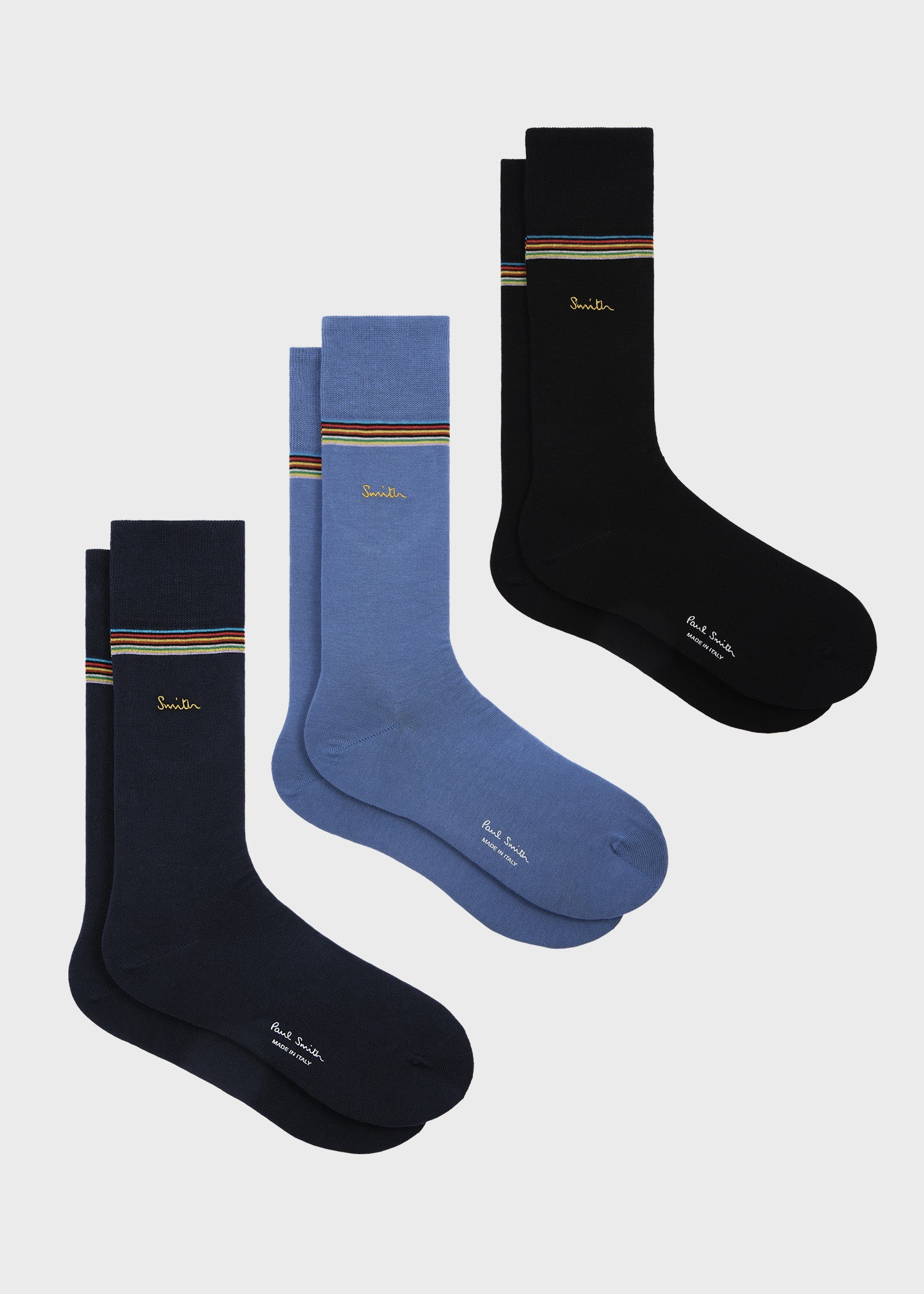 3 Pack Socks Logo