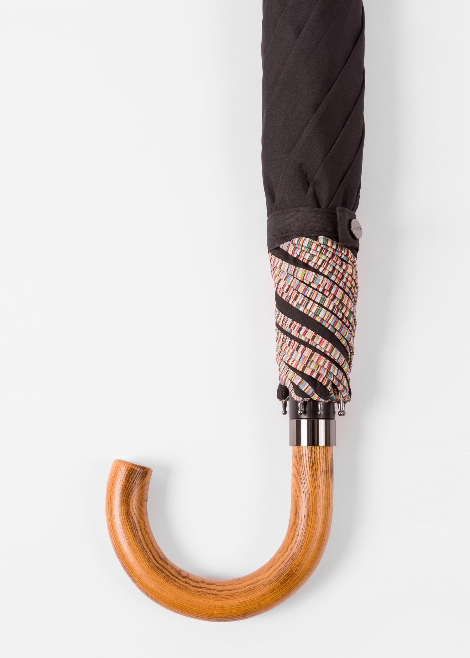 Signature Stripe Boarder Compact Umbrella