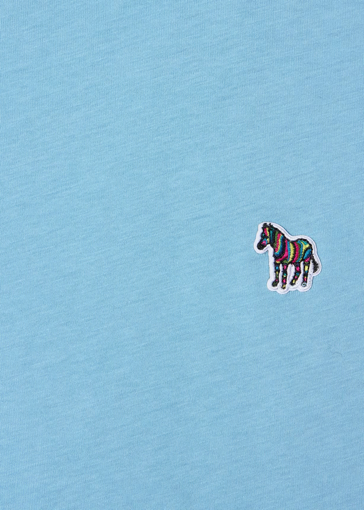 Regular Fit Zebra T-Shirt Sky Blue