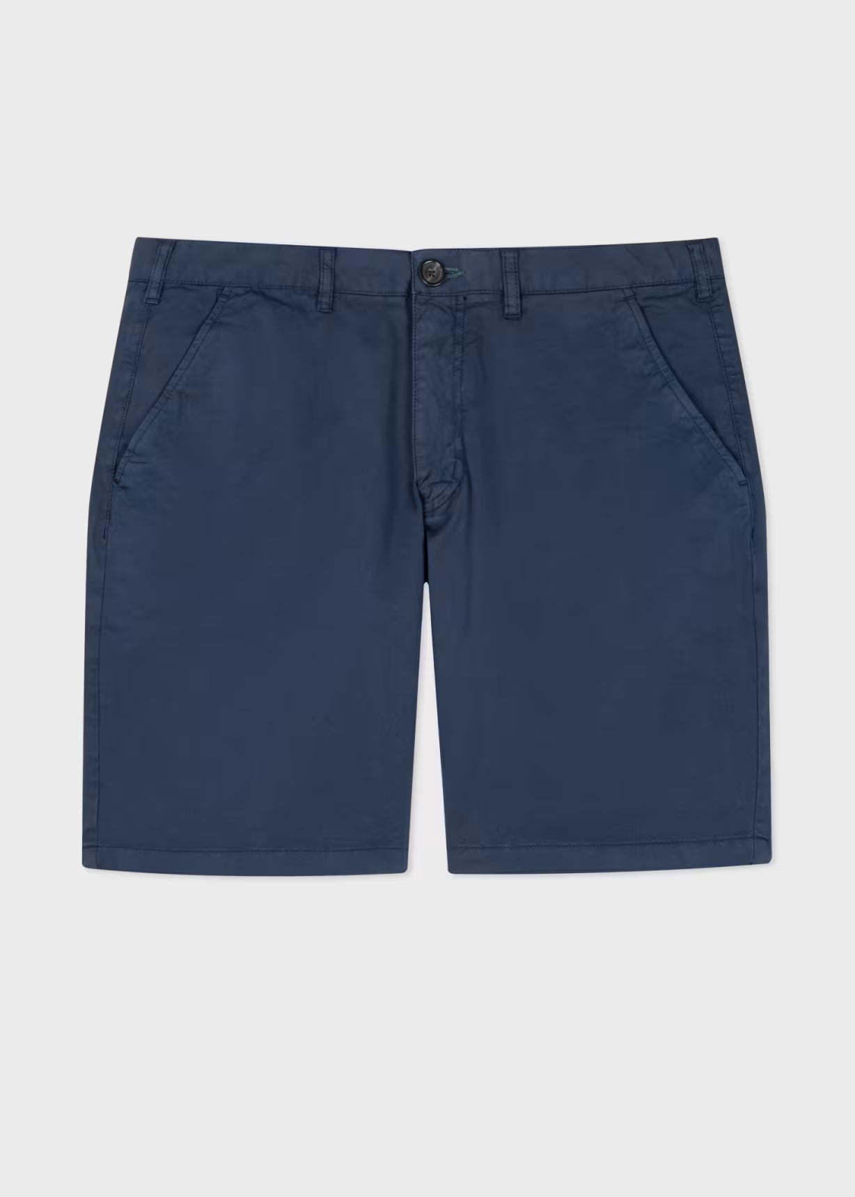 Dark Navy Garment-Dyed Stretch Pima-Cotton Shorts